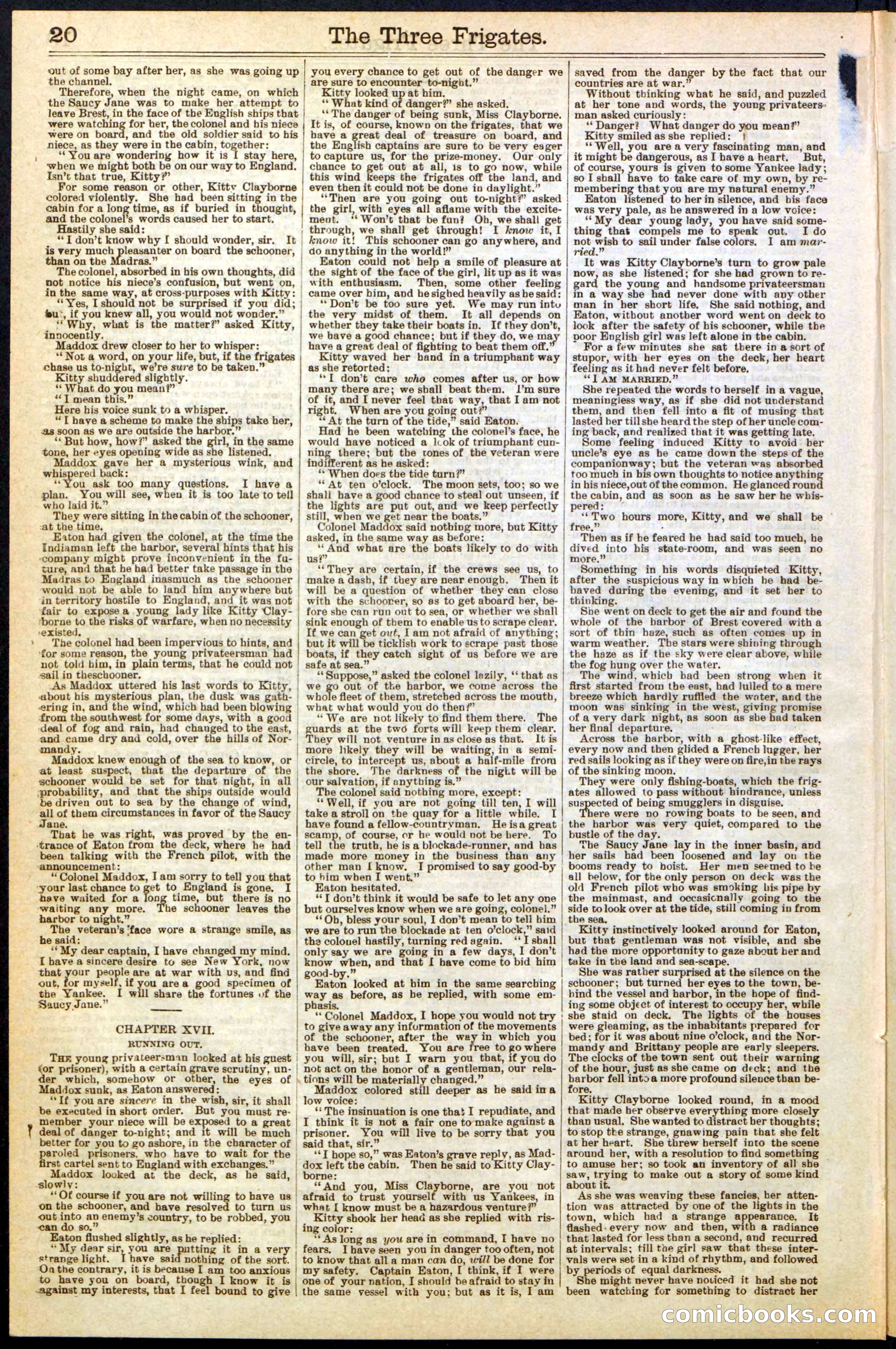 Beadle's New York Dime Library, No. 284 — page 20 of 32