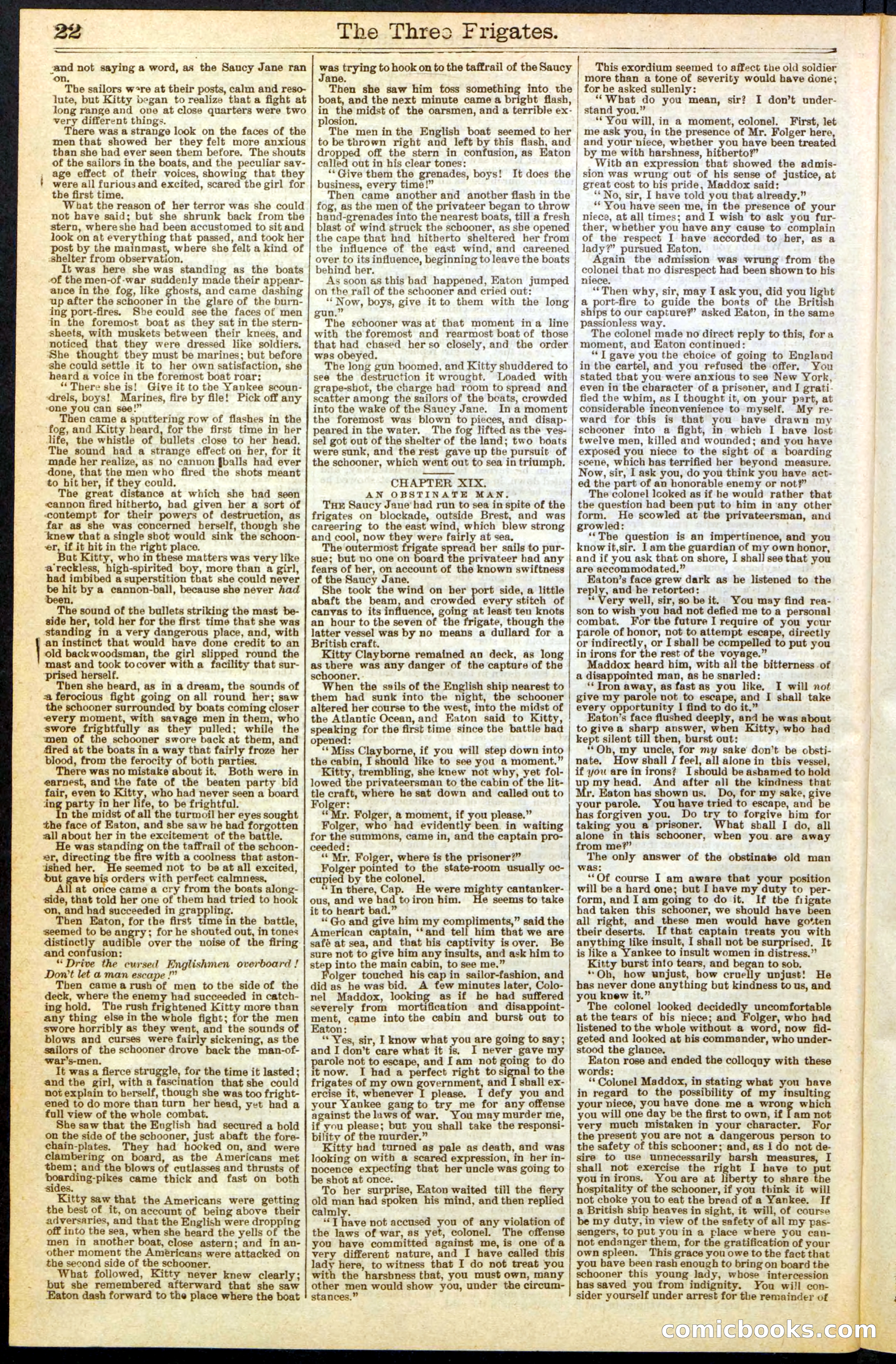 Beadle's New York Dime Library, No. 284 — page 22 of 32