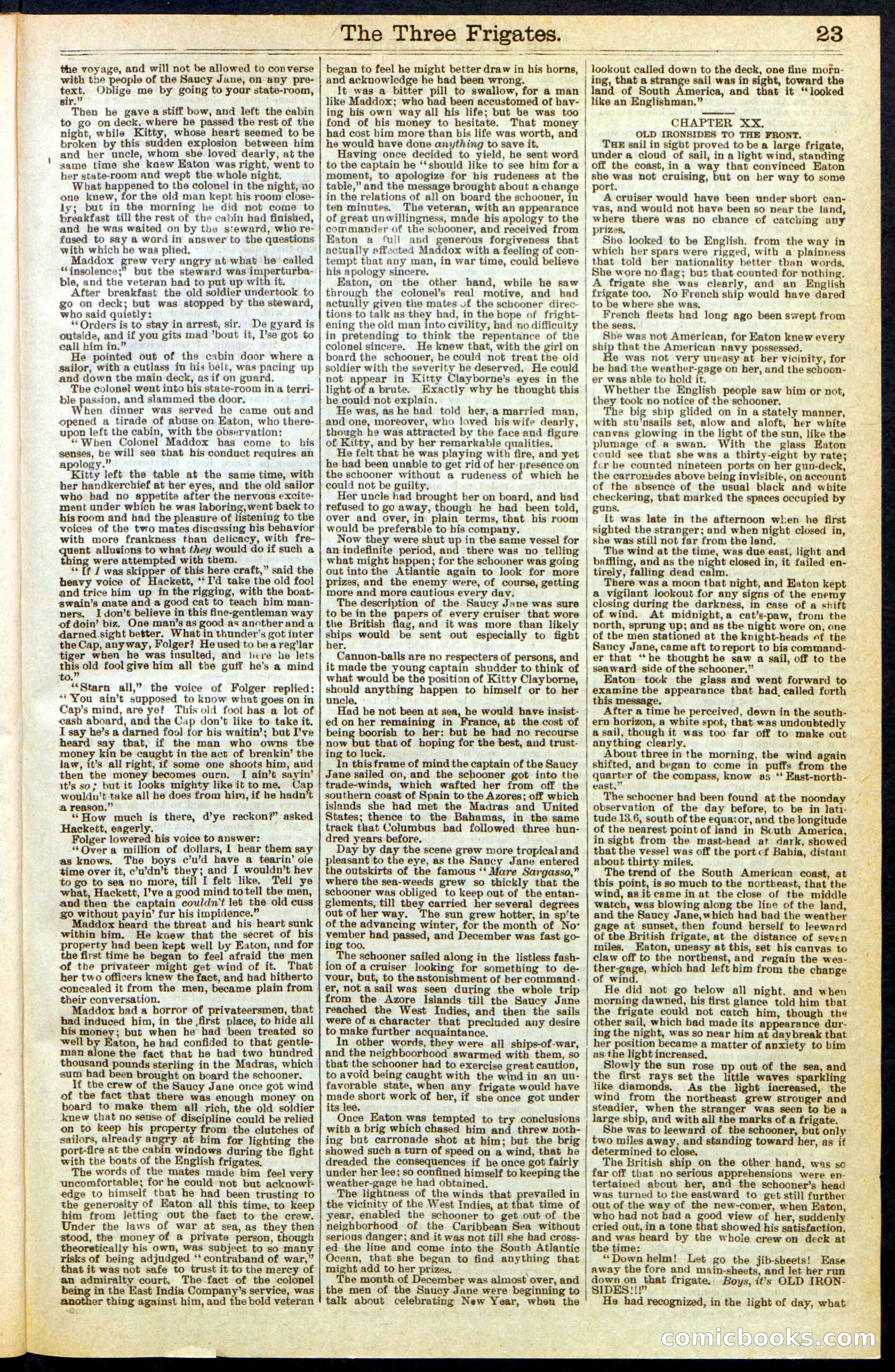 Beadle's New York Dime Library, No. 284 — page 23 of 32