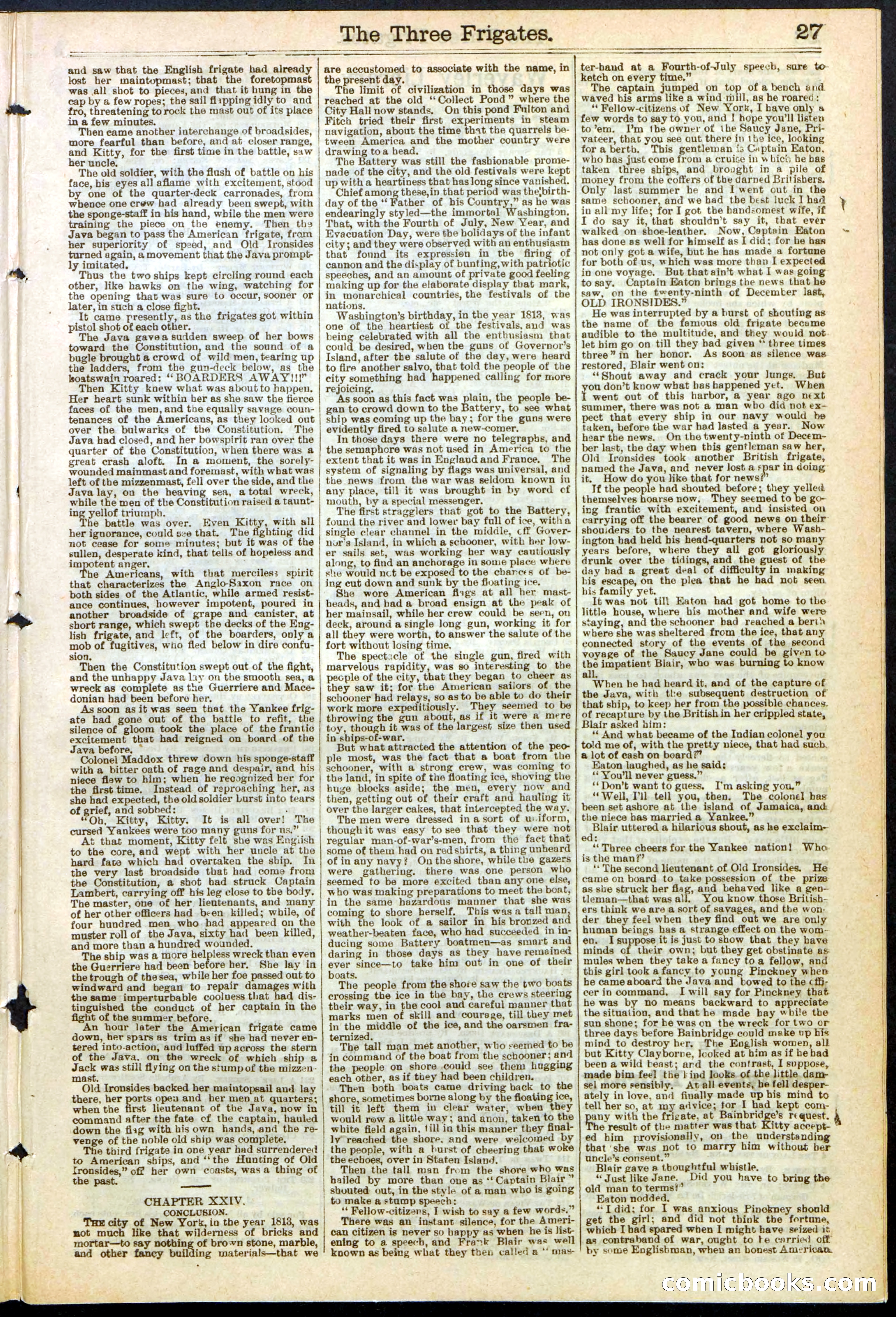 Beadle's New York Dime Library, No. 284 — page 27 of 32