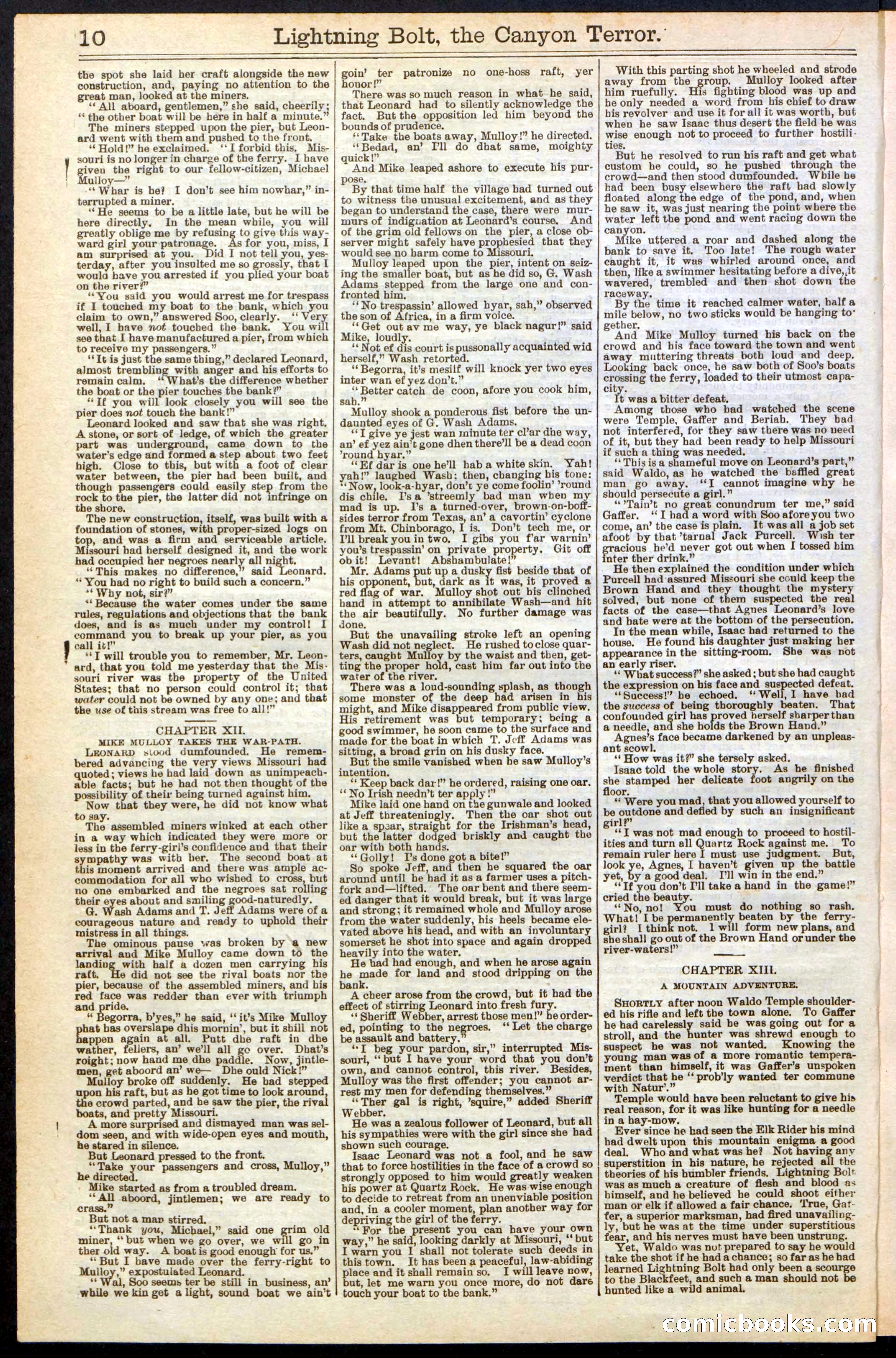 Beadle's Dime Library No. 285 — page 10 of 32