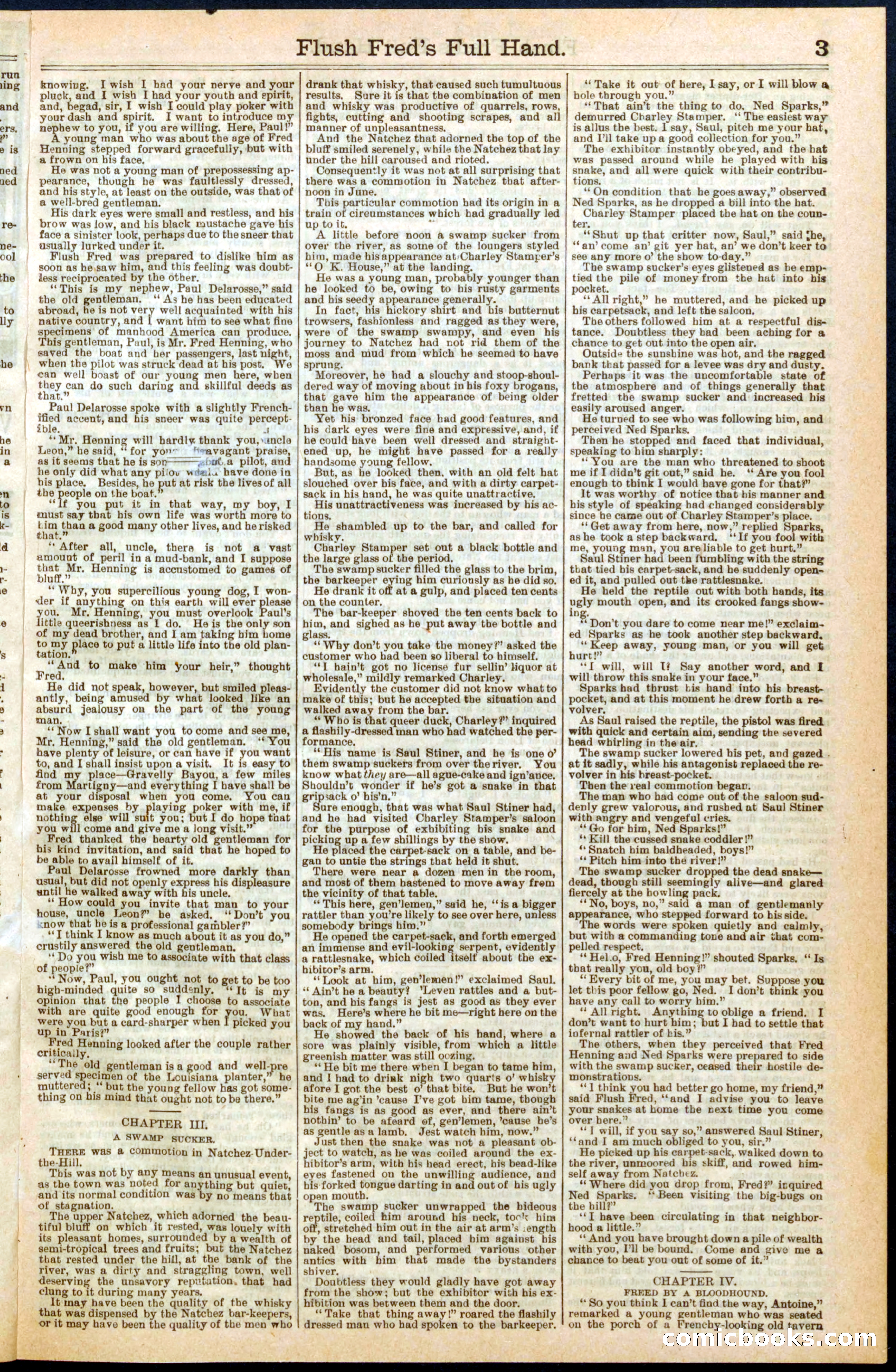 Beadle's New York Dime Library No. 289 — page 3 of 24
