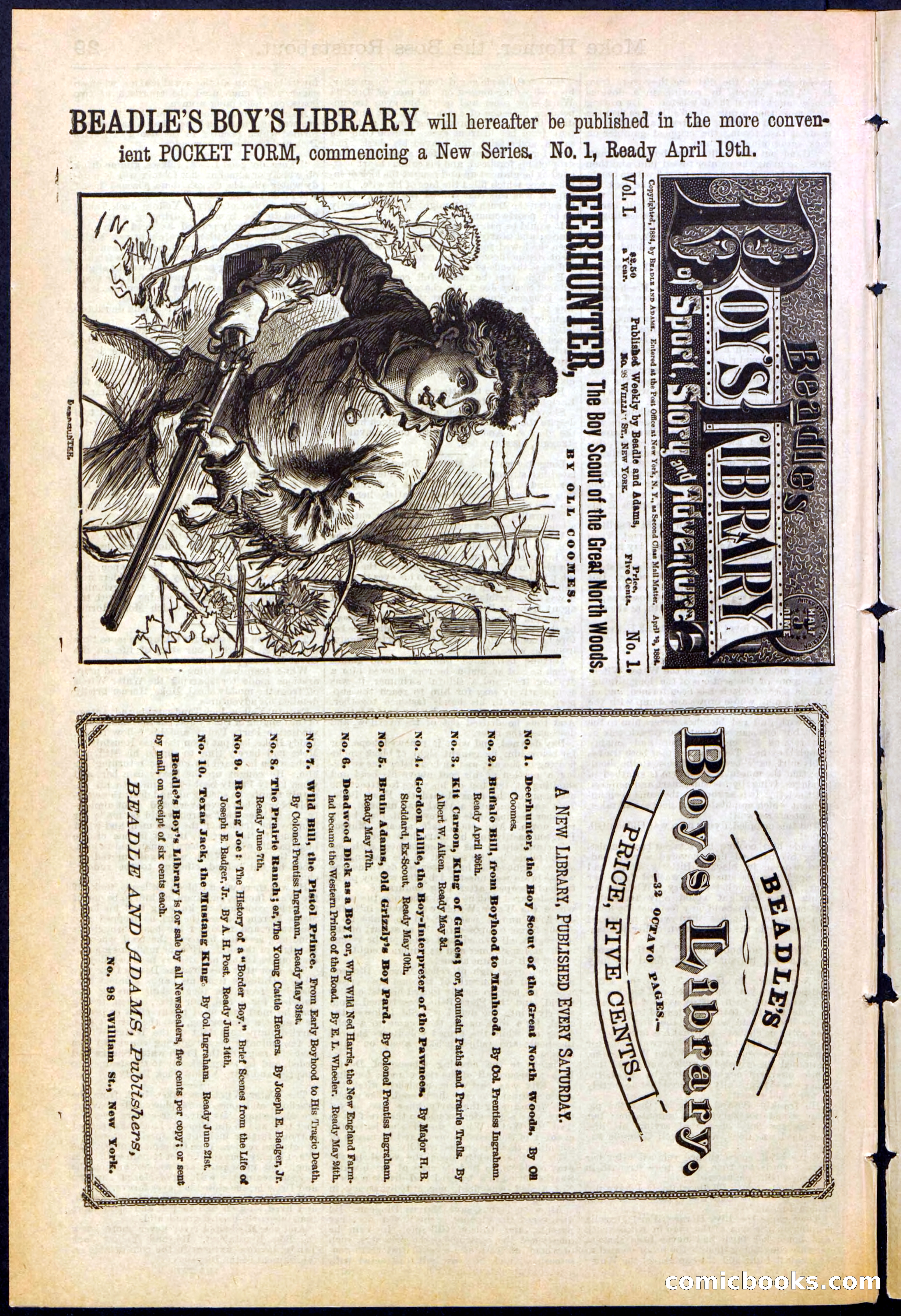 Beadle's New York Dime Library, No. 292 — page 30 of 32
