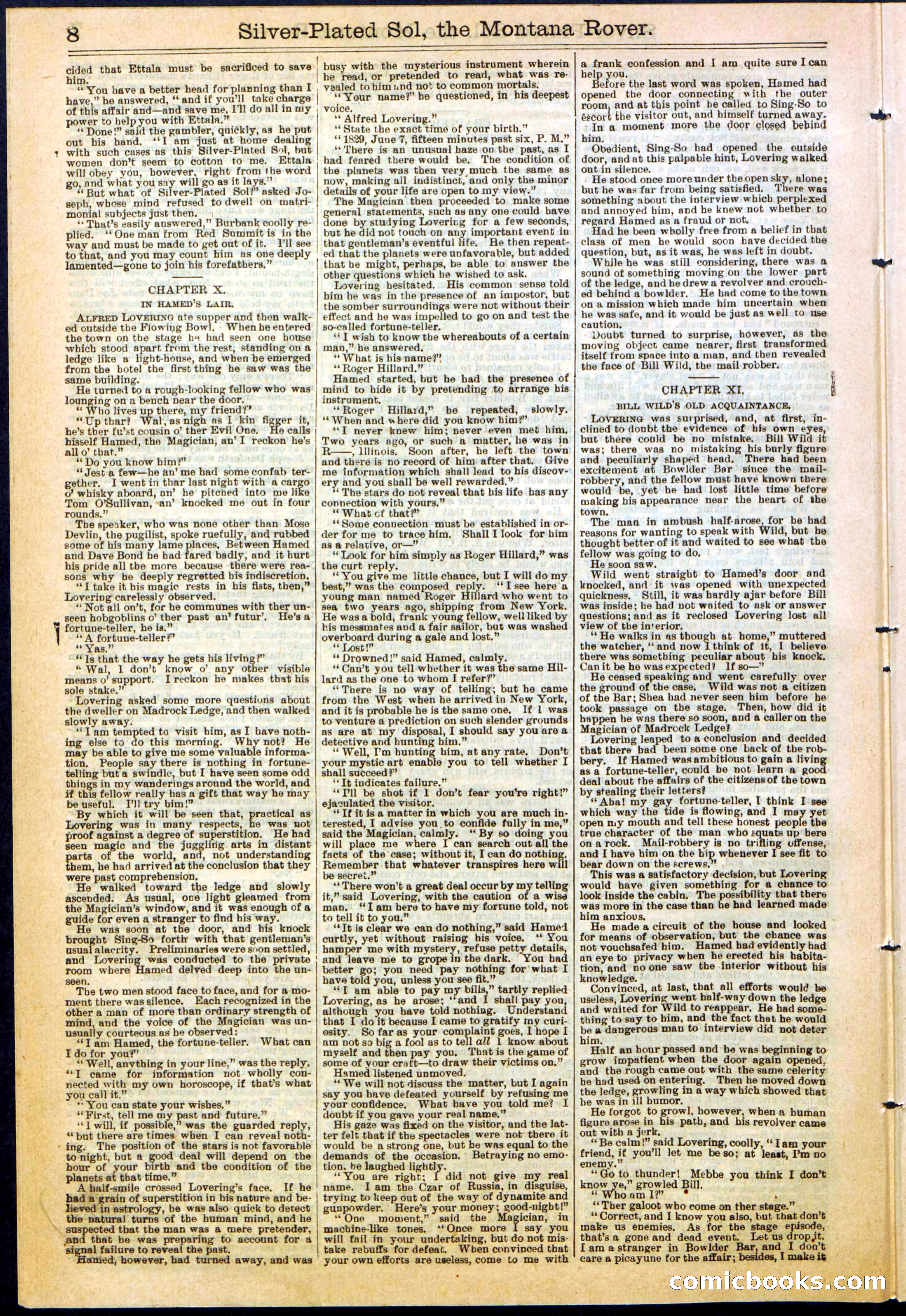 Beadle's Dime Library No. 305 — page 8 of 32