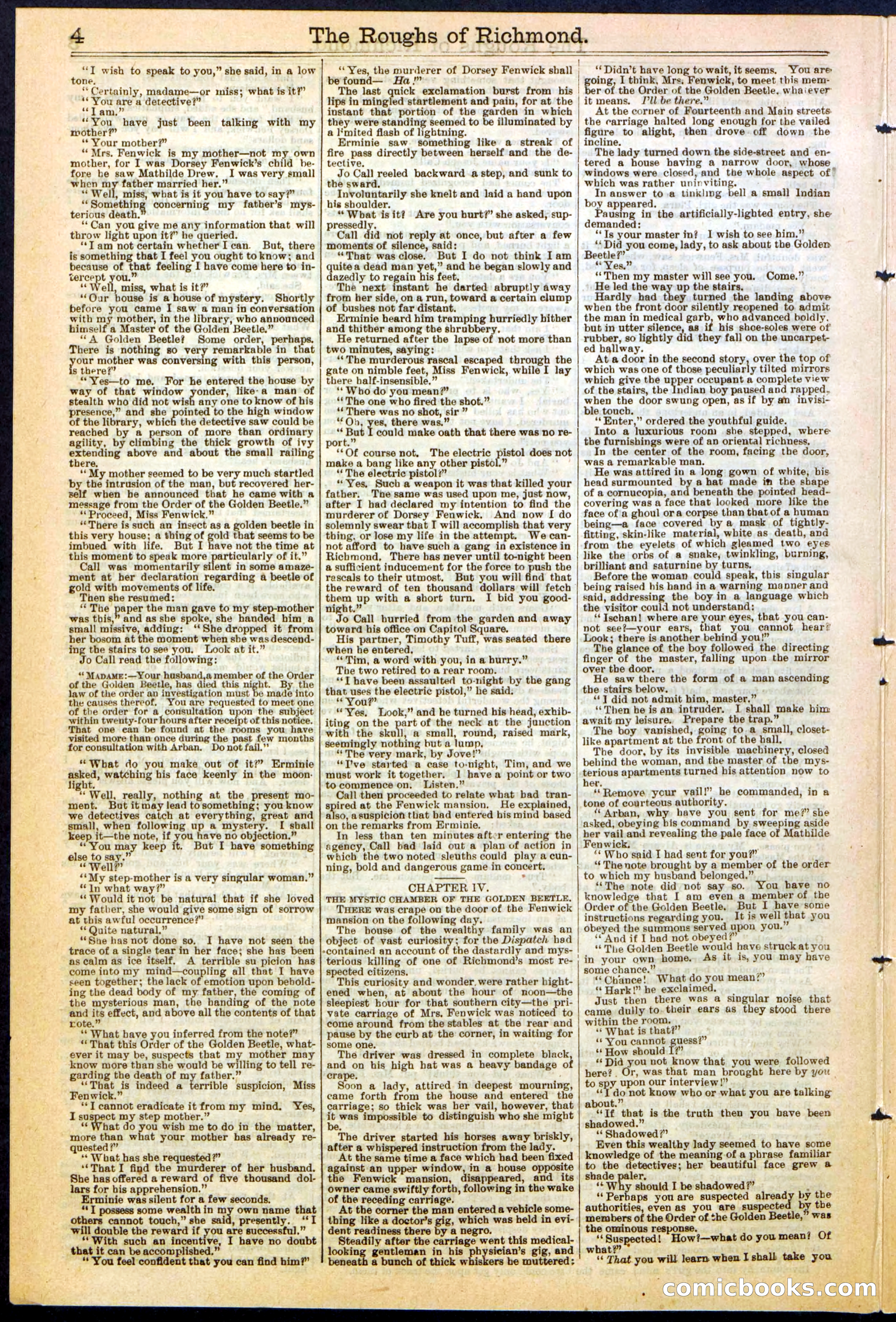 Beadle's New York Dime Library, No. 306 — page 4 of 24