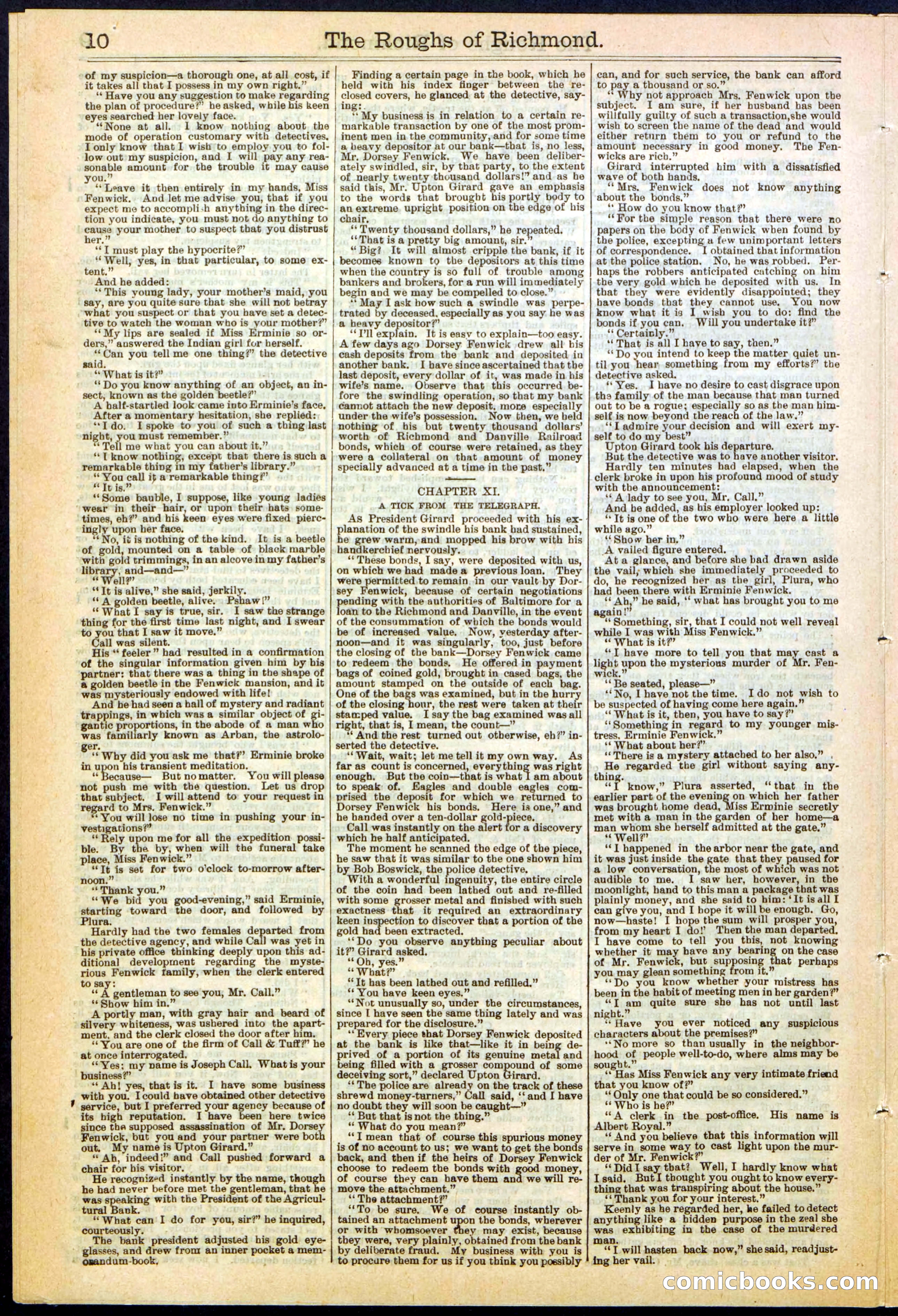 Beadle's New York Dime Library, No. 306 — page 10 of 24