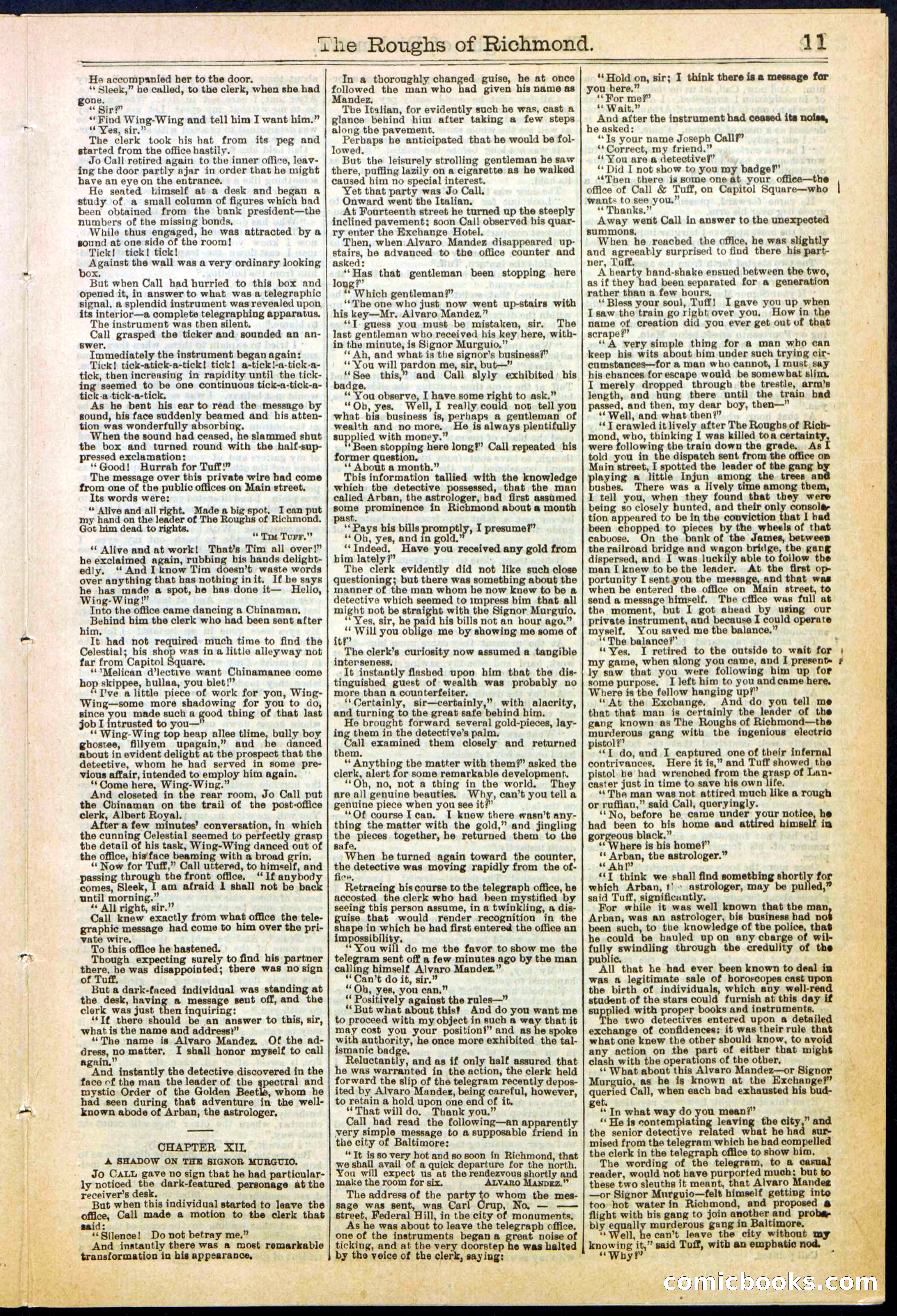 Beadle's New York Dime Library, No. 306 — page 11 of 24