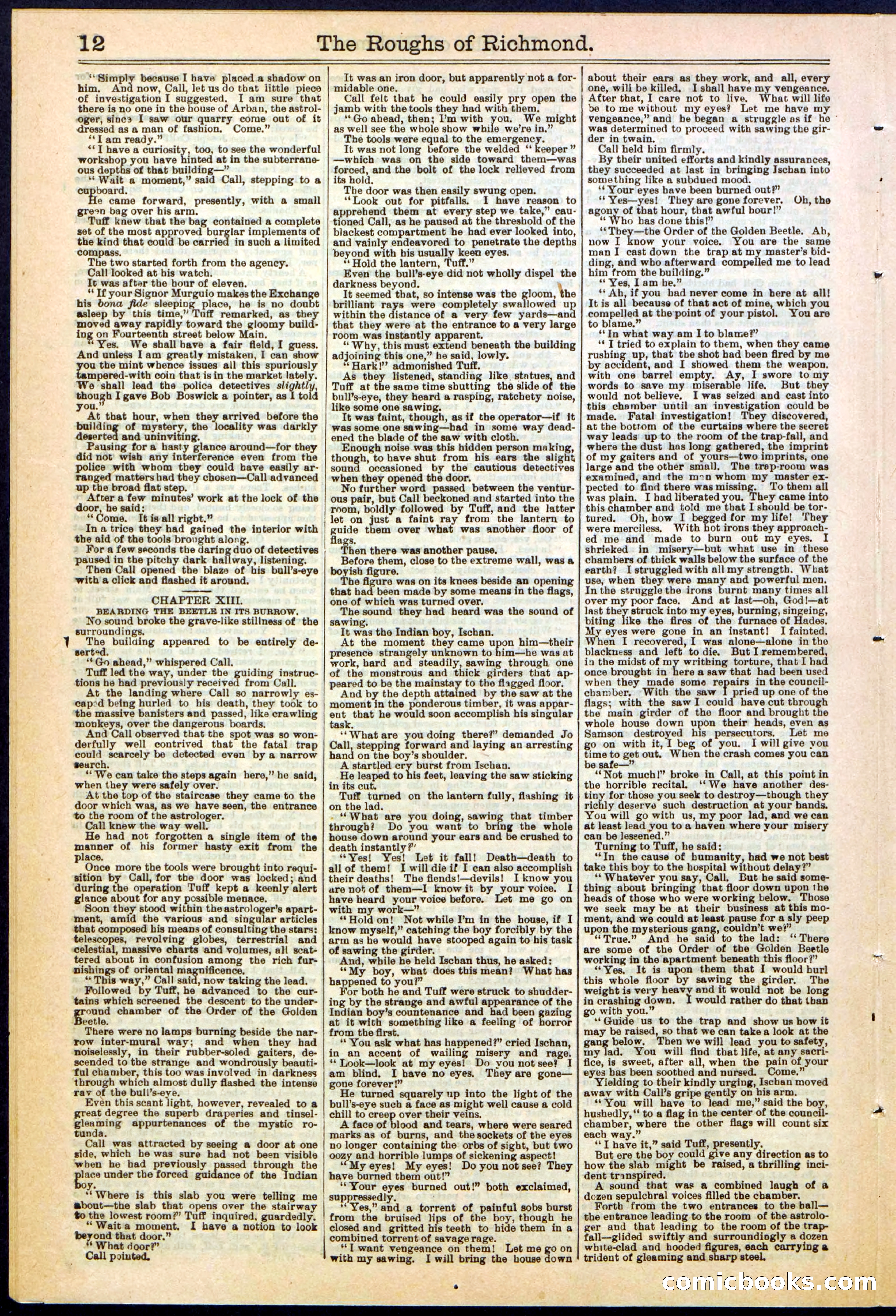 Beadle's New York Dime Library, No. 306 — page 12 of 24