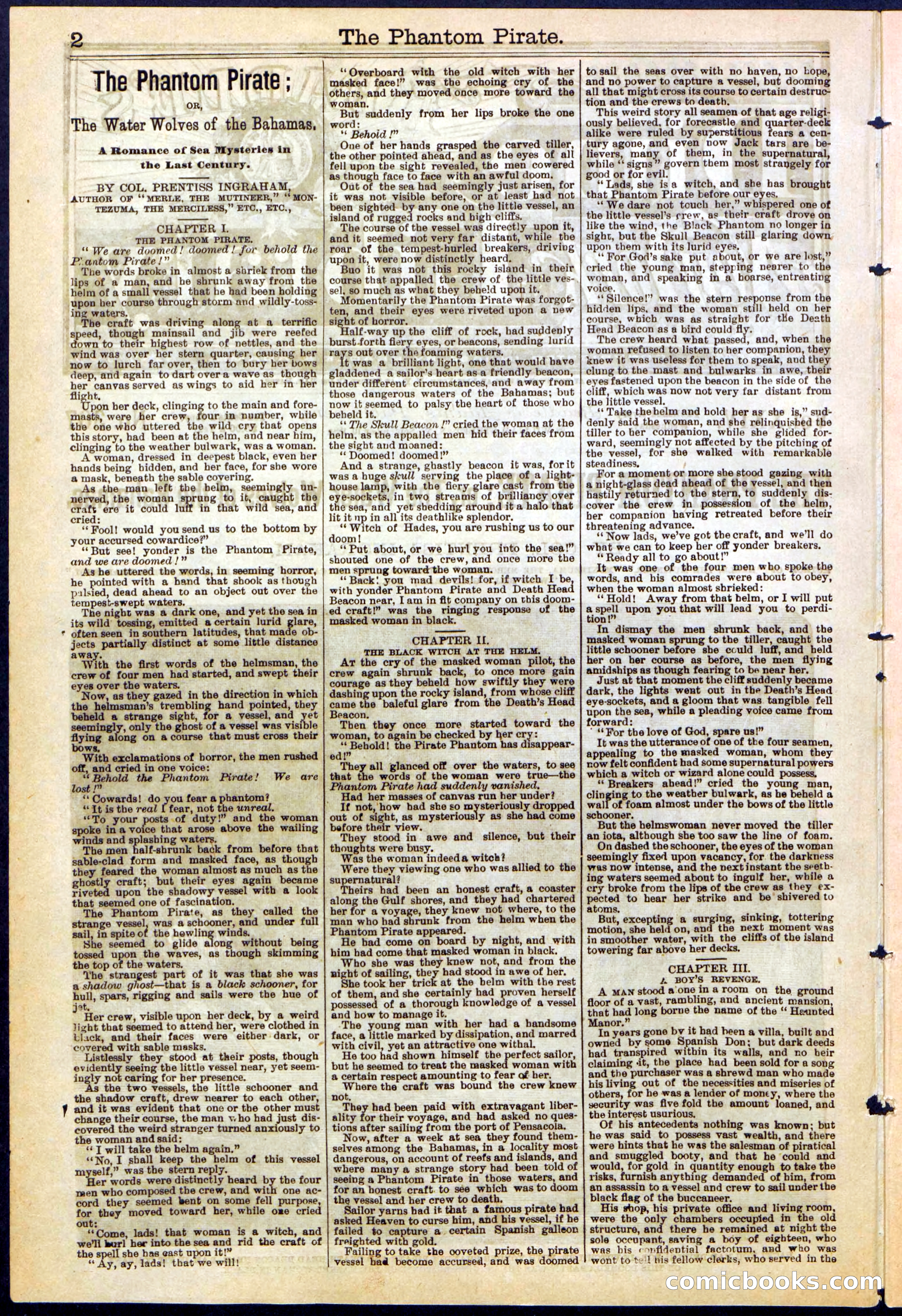 Beadle's Dime Library No. 307 — page 2 of 32
