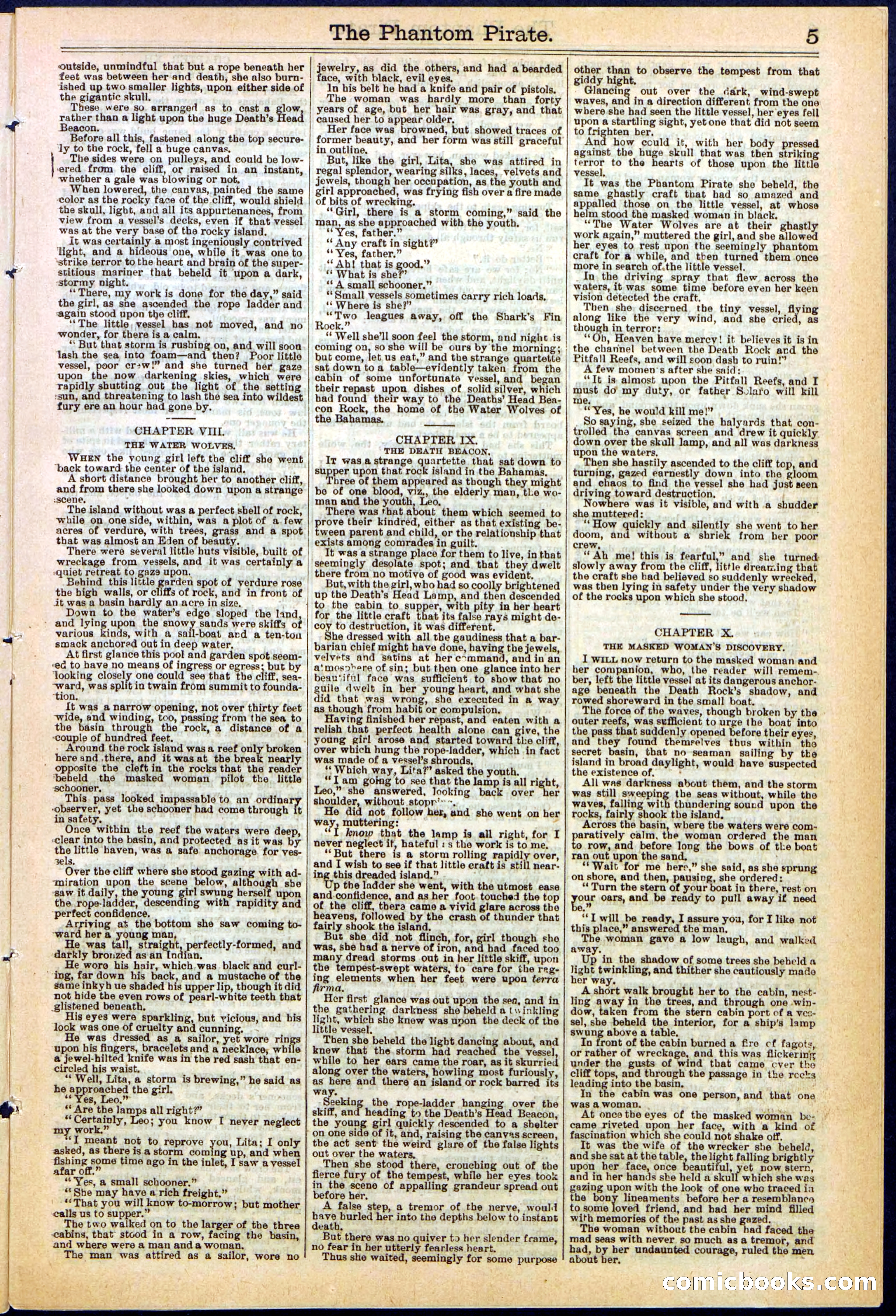 Beadle's Dime Library No. 307 — page 5 of 32