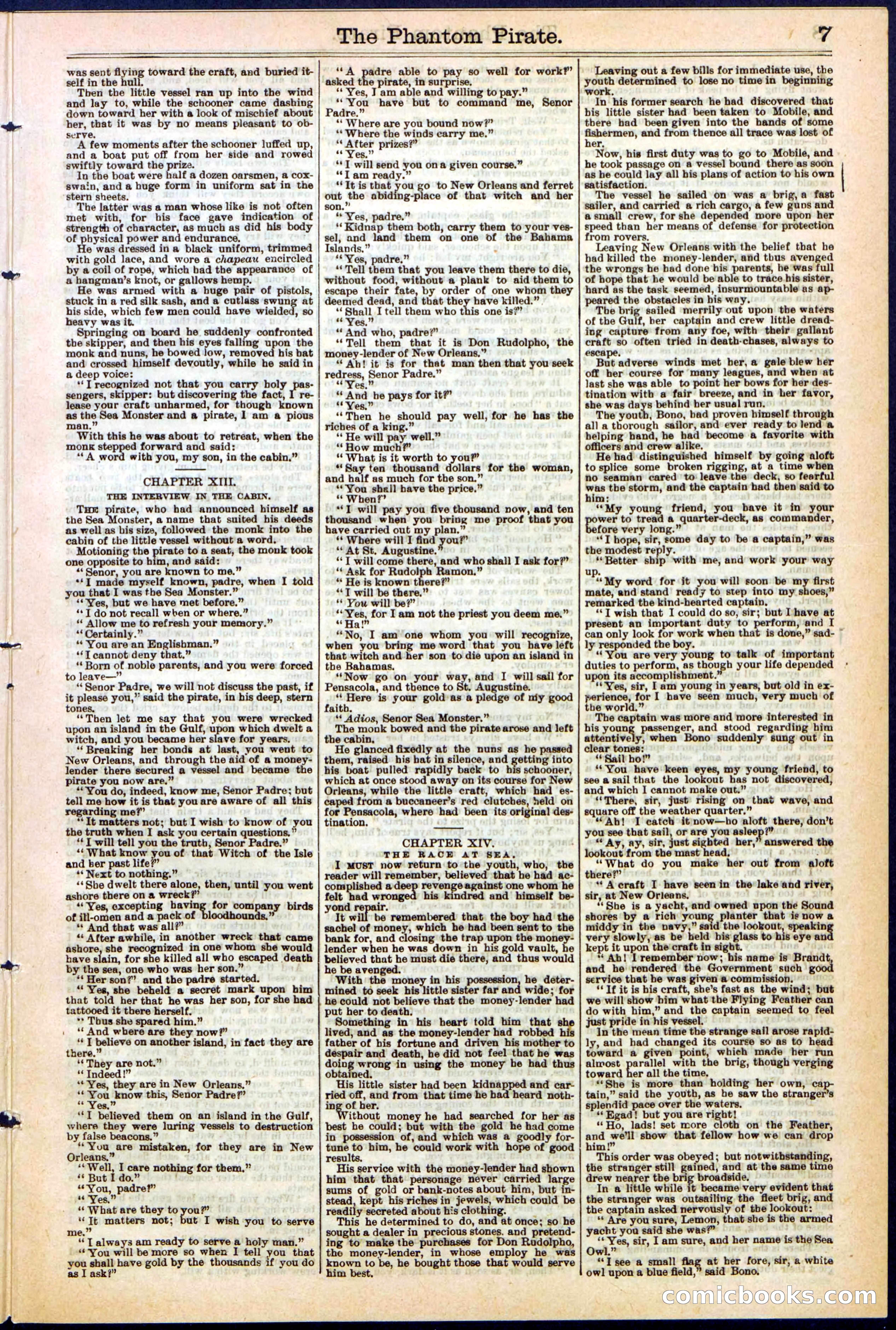 Beadle's Dime Library No. 307 — page 7 of 32