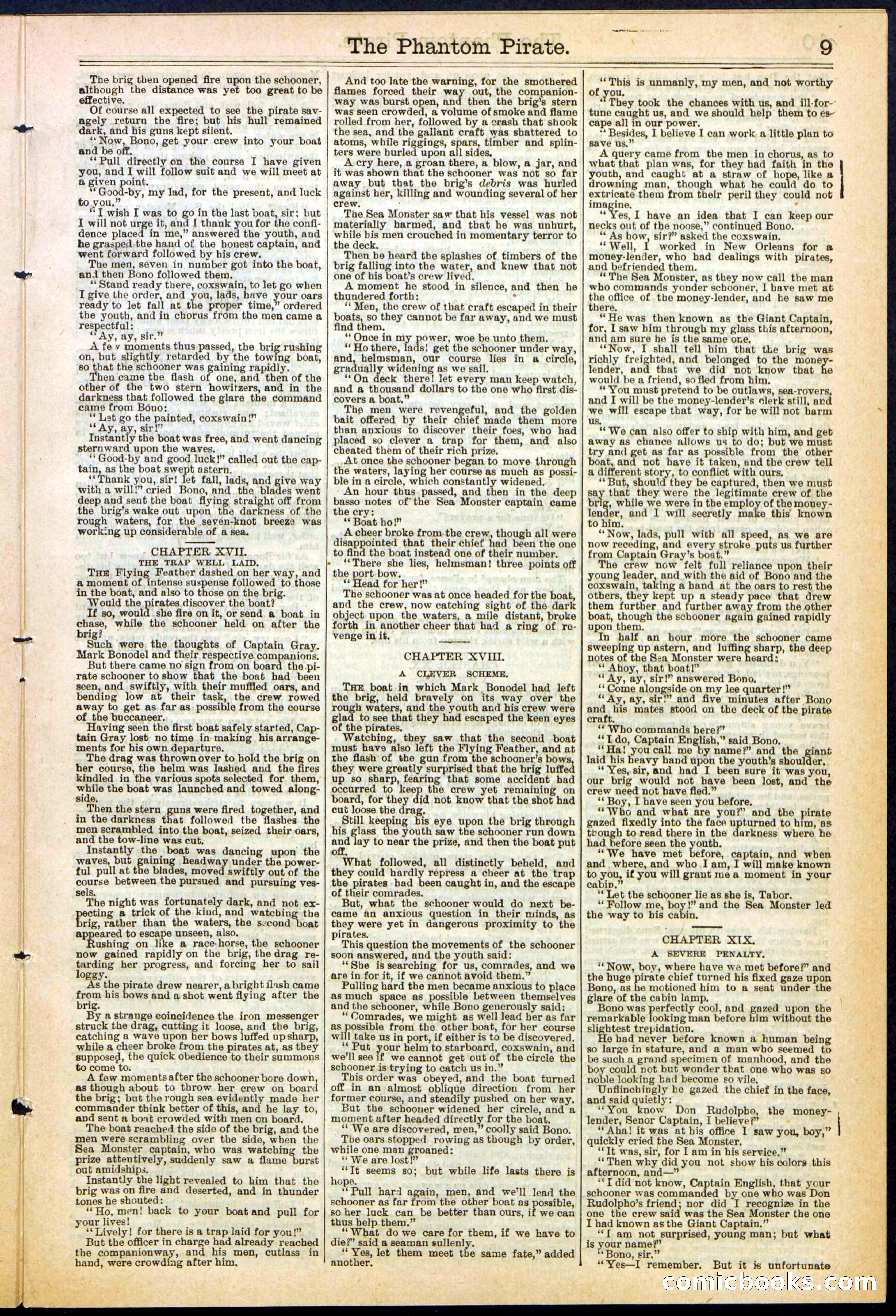 Beadle's Dime Library No. 307 — page 9 of 32