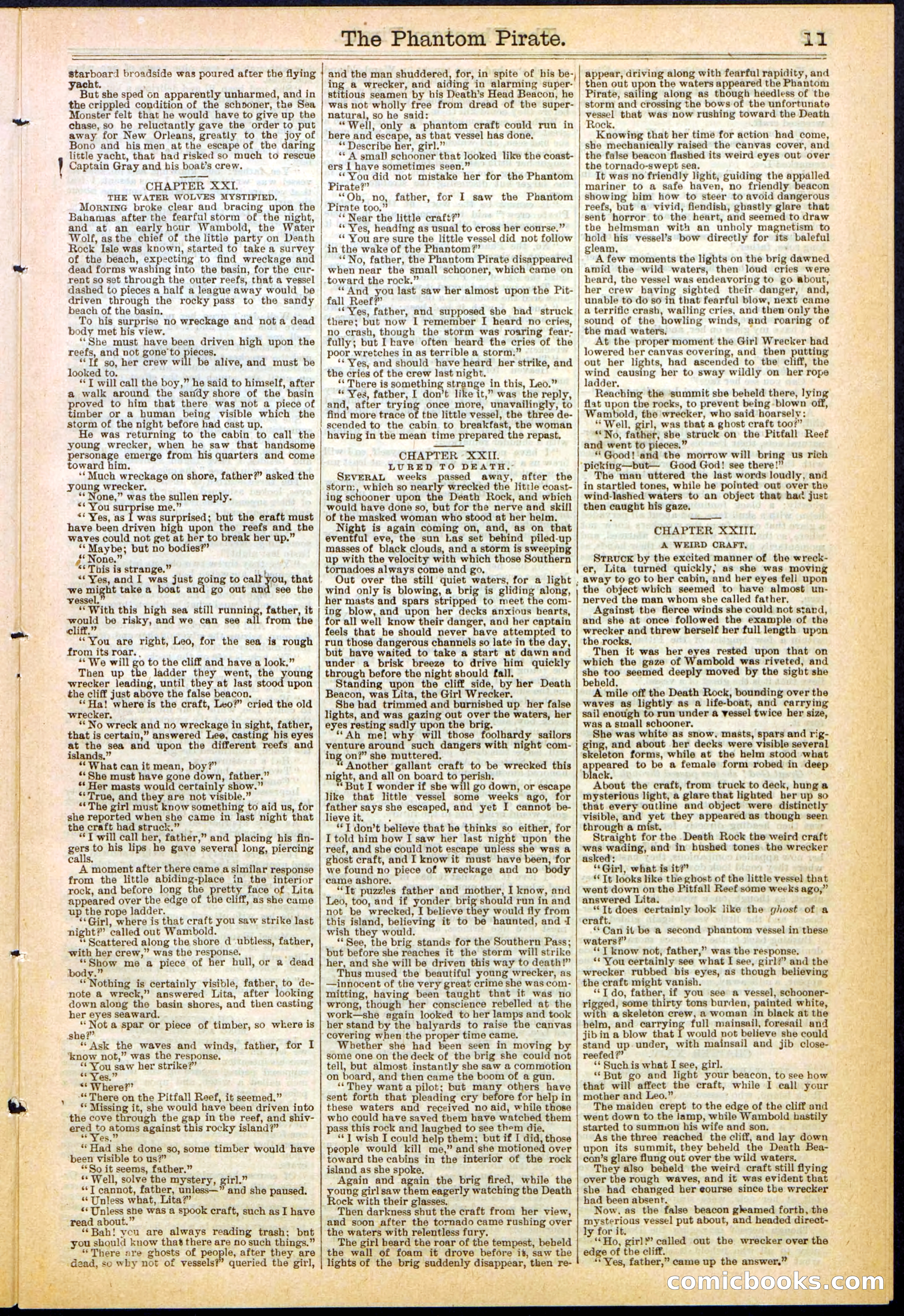 Beadle's Dime Library No. 307 — page 11 of 32