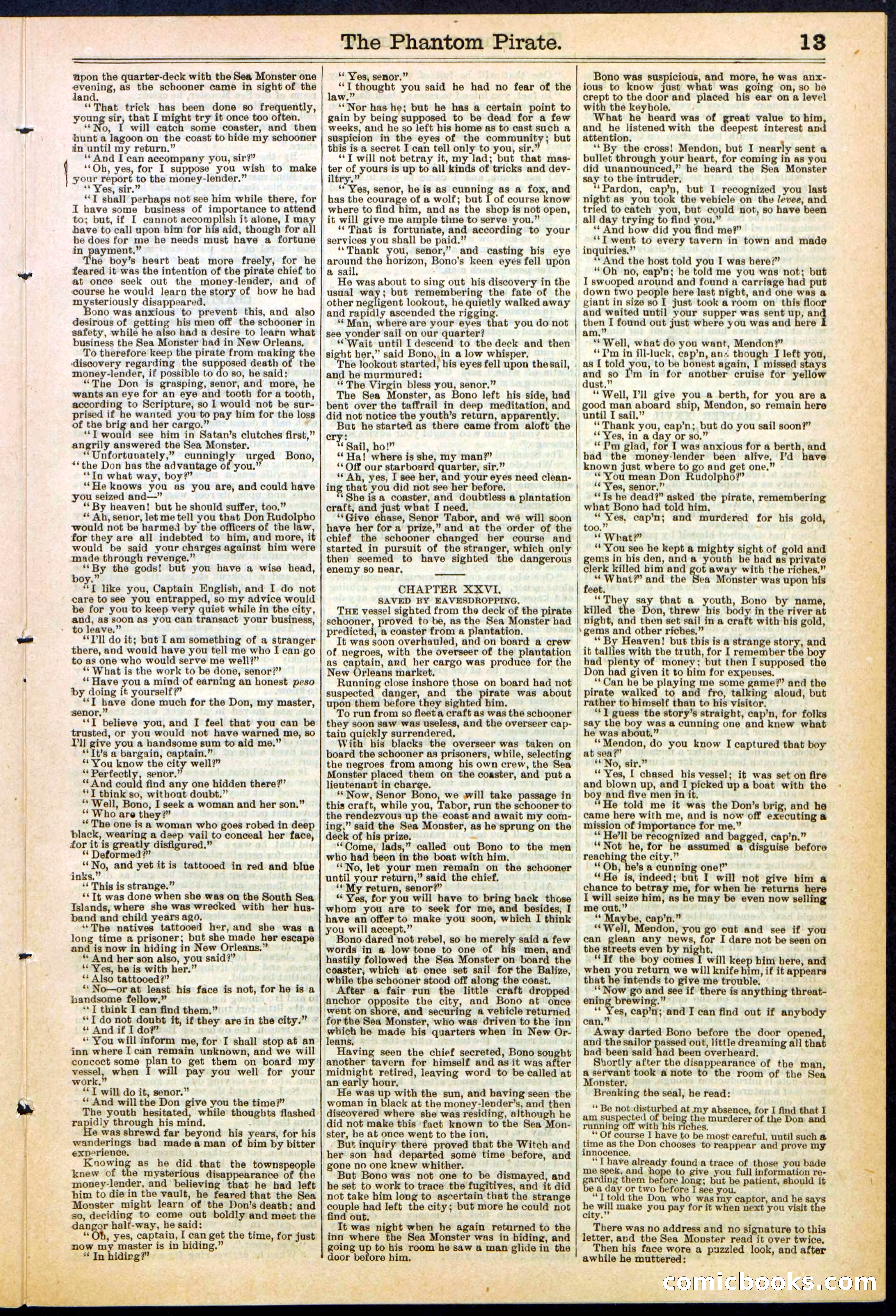 Beadle's Dime Library No. 307 — page 13 of 32