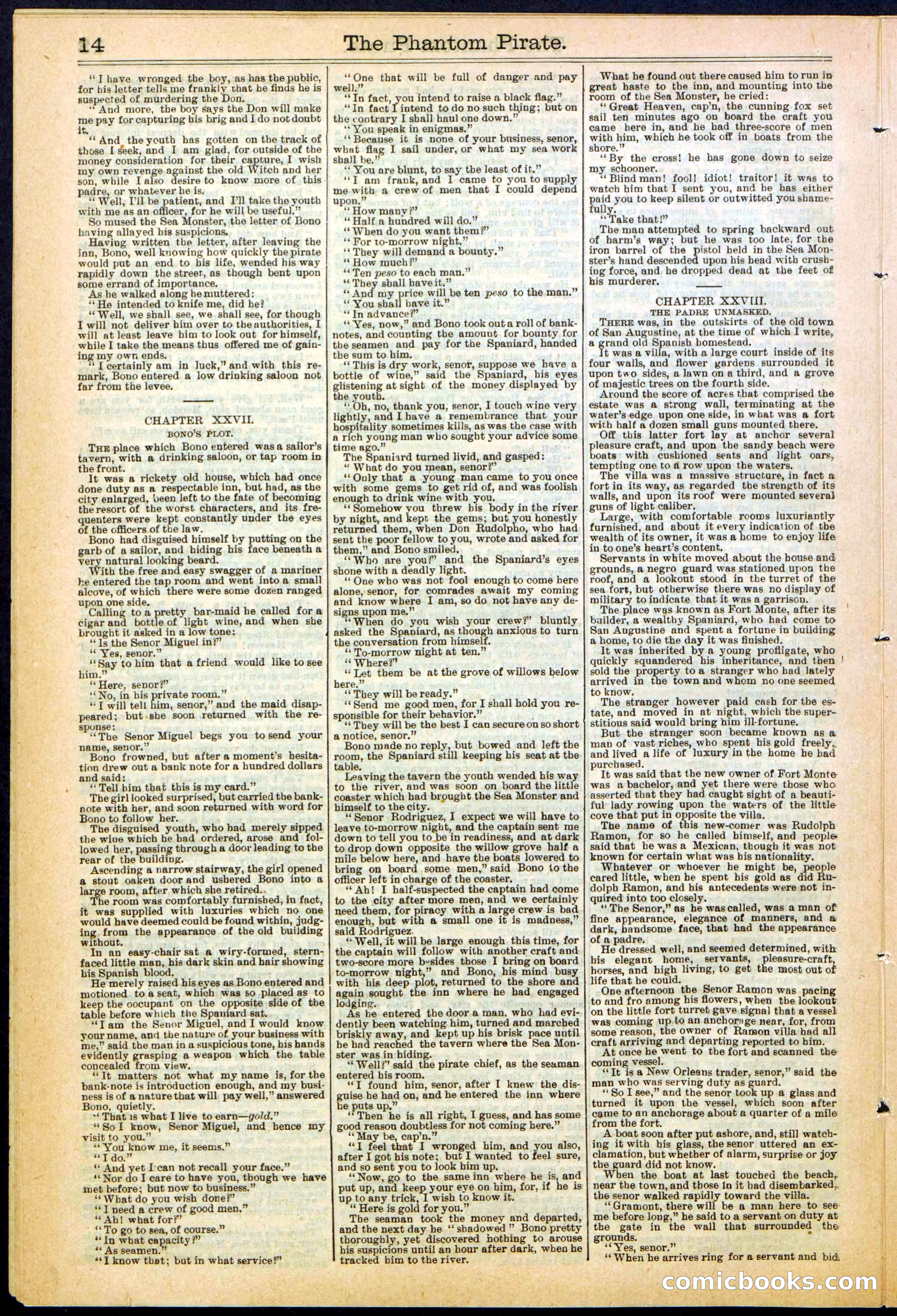 Beadle's Dime Library No. 307 — page 14 of 32