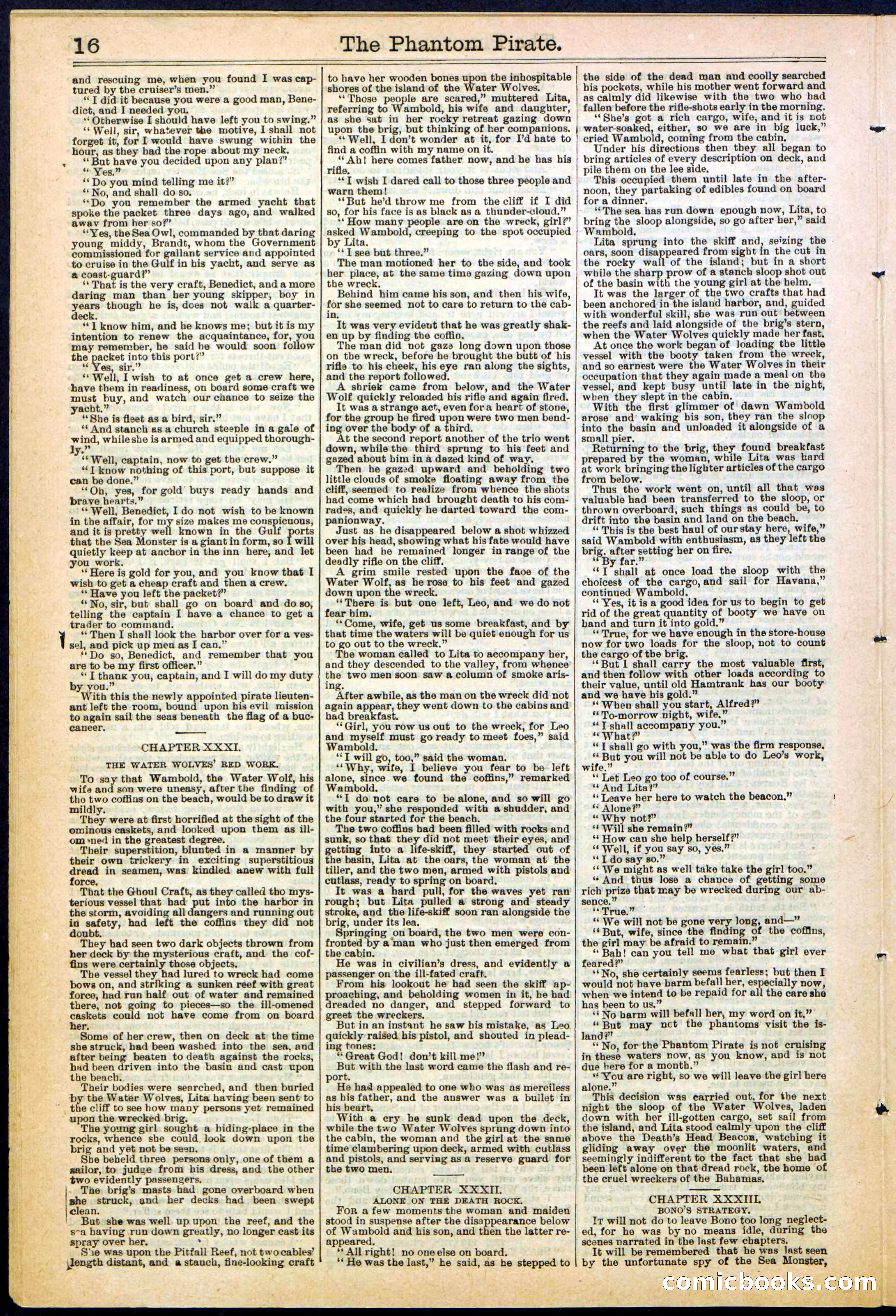 Beadle's Dime Library No. 307 — page 16 of 32
