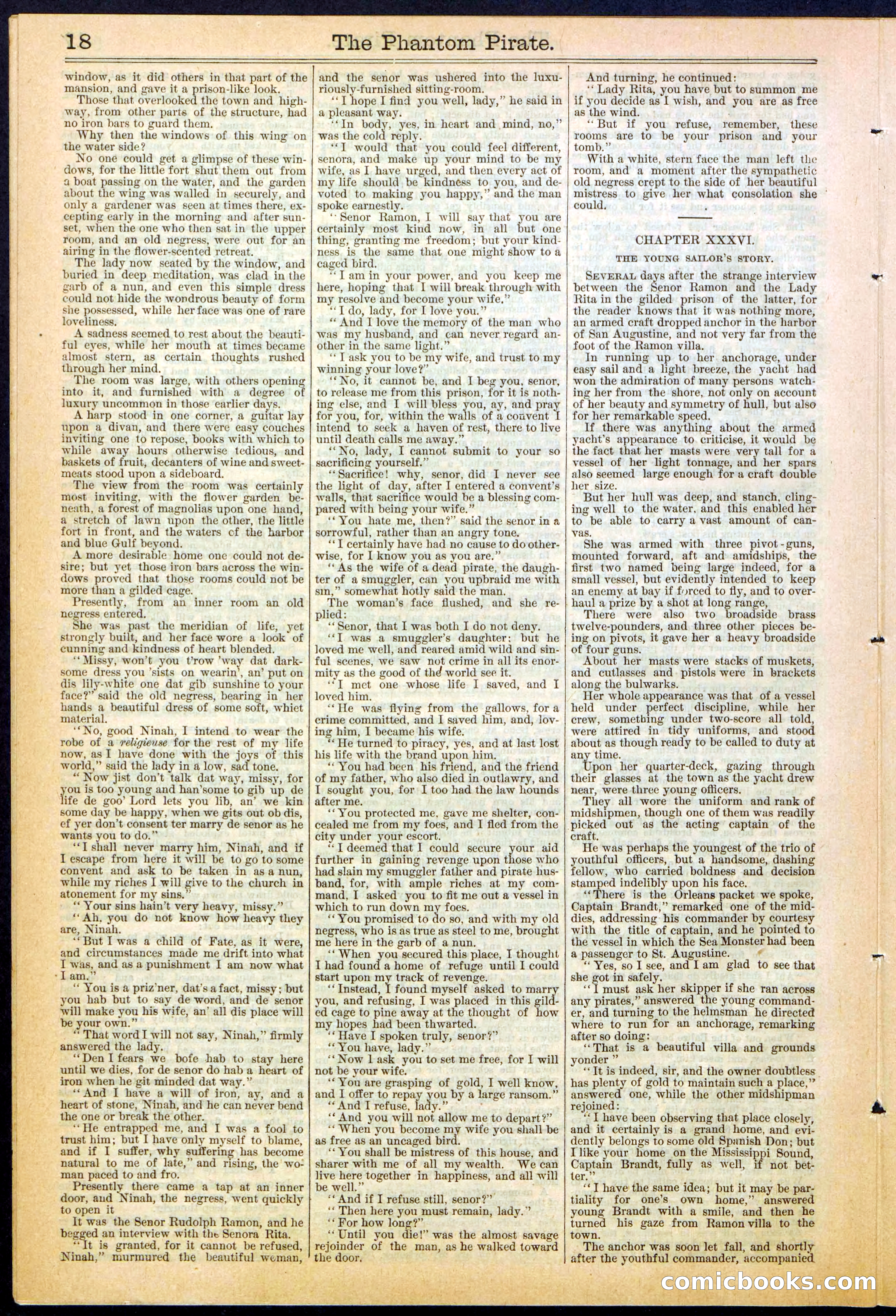 Beadle's Dime Library No. 307 — page 18 of 32