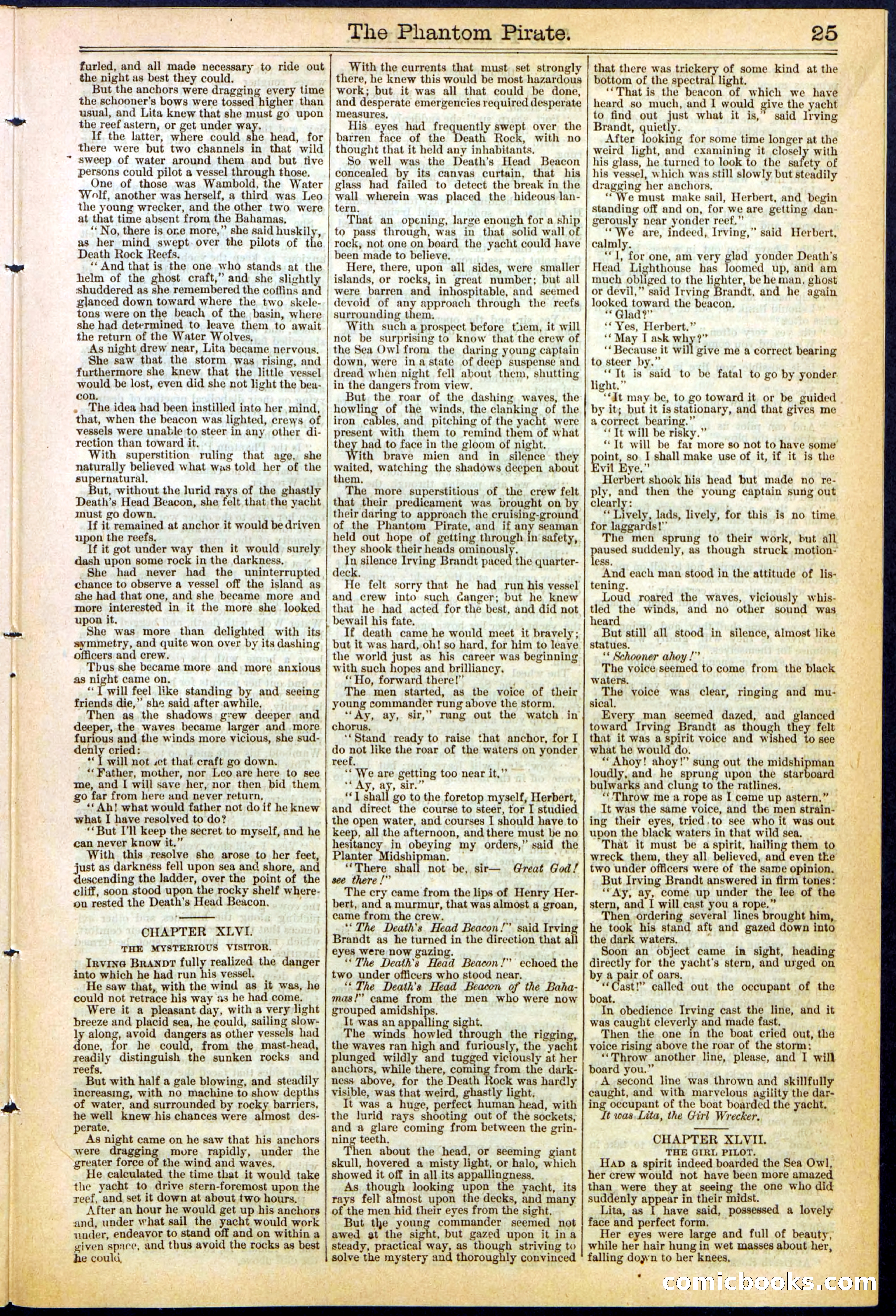 Beadle's Dime Library No. 307 — page 25 of 32