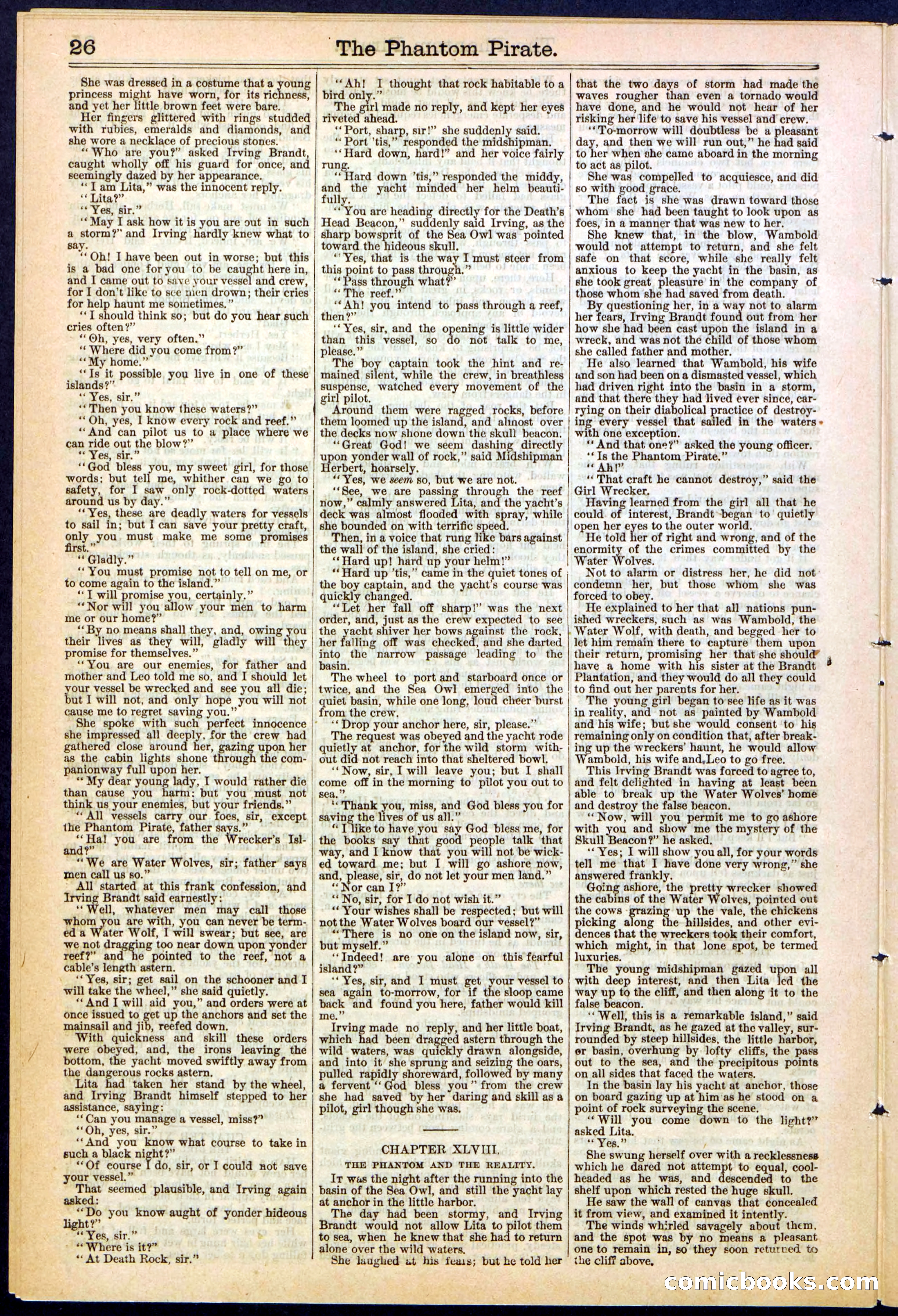 Beadle's Dime Library No. 307 — page 26 of 32