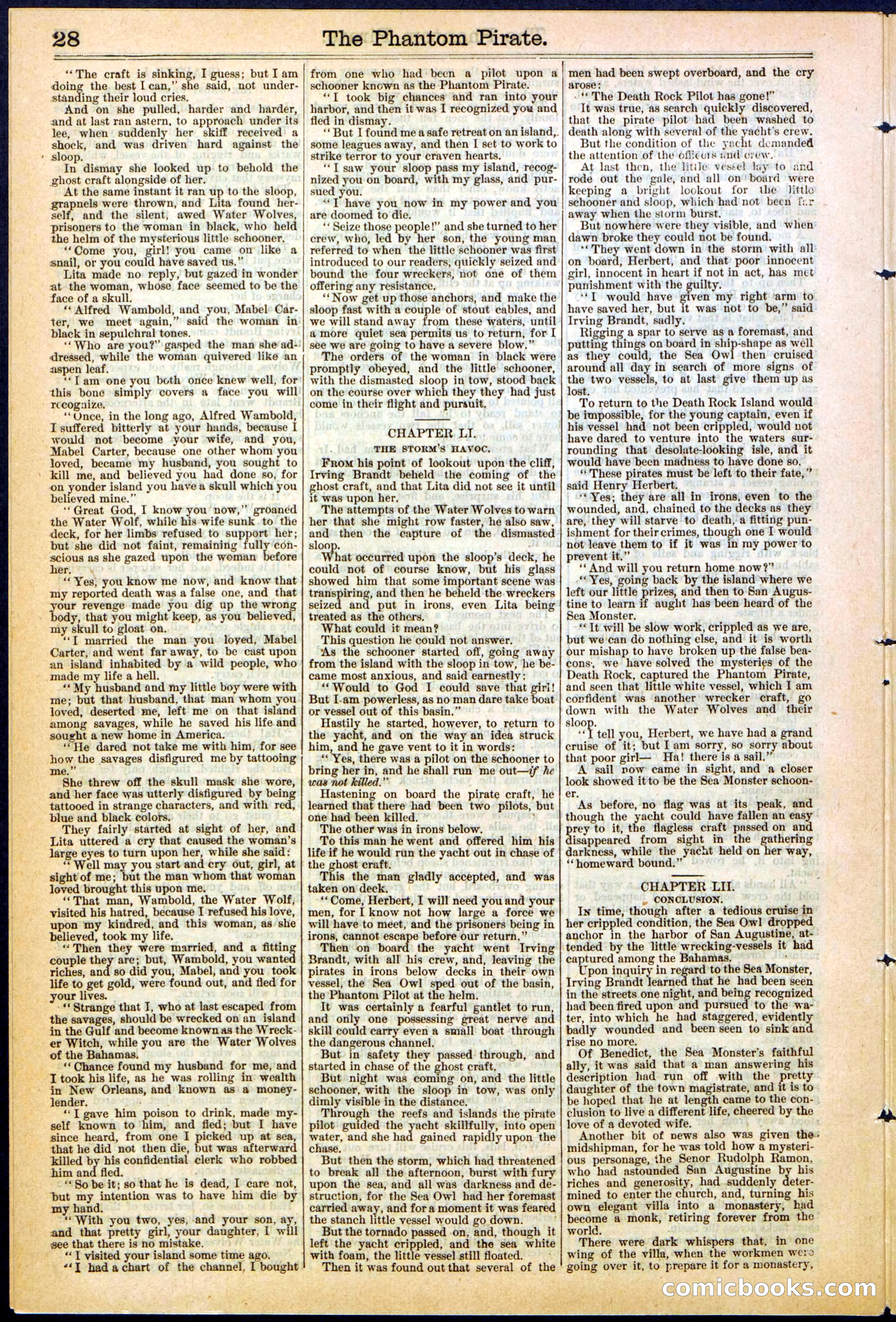 Beadle's Dime Library No. 307 — page 28 of 32