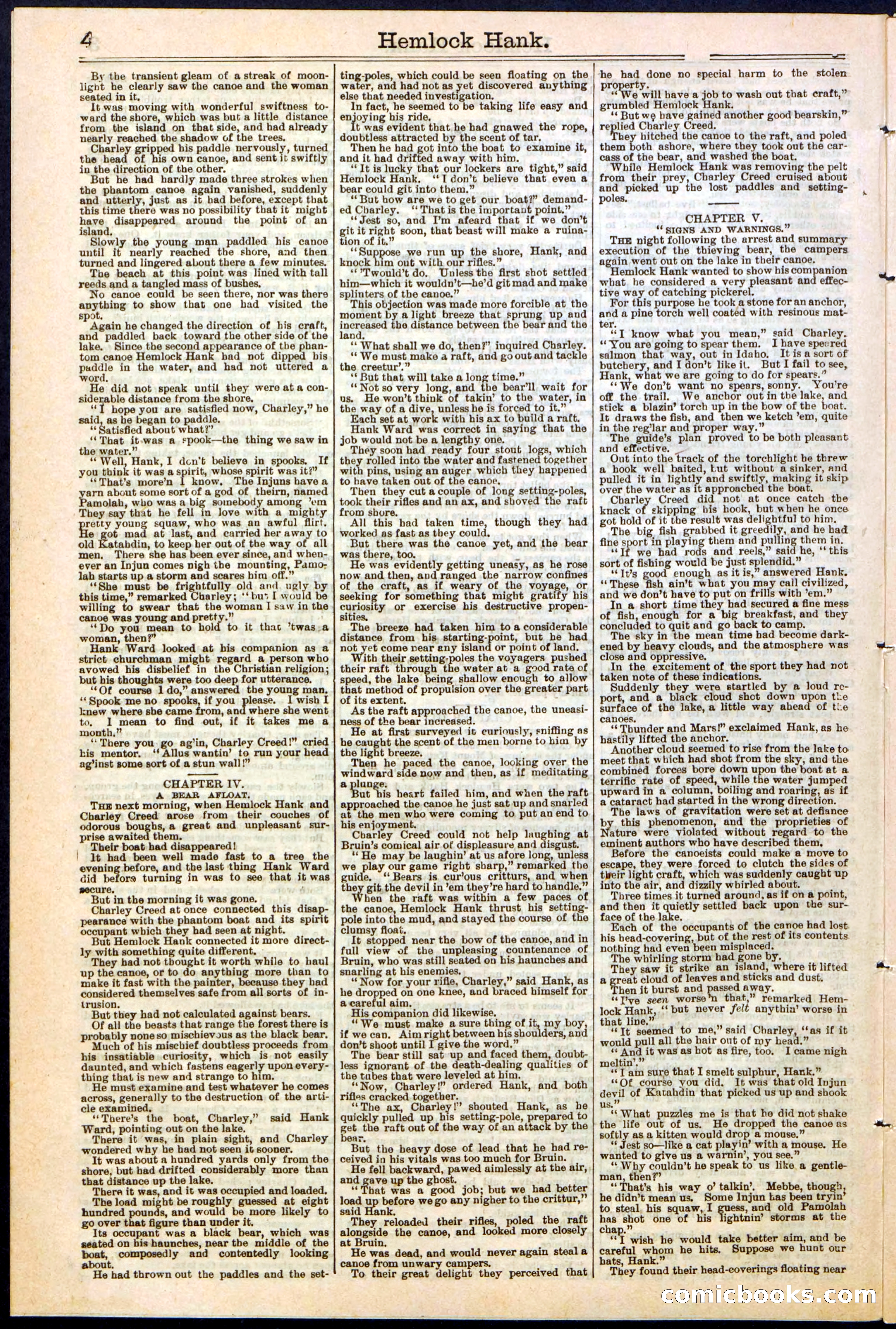 Beadle's New York Dime Library No. 308 — page 4 of 32