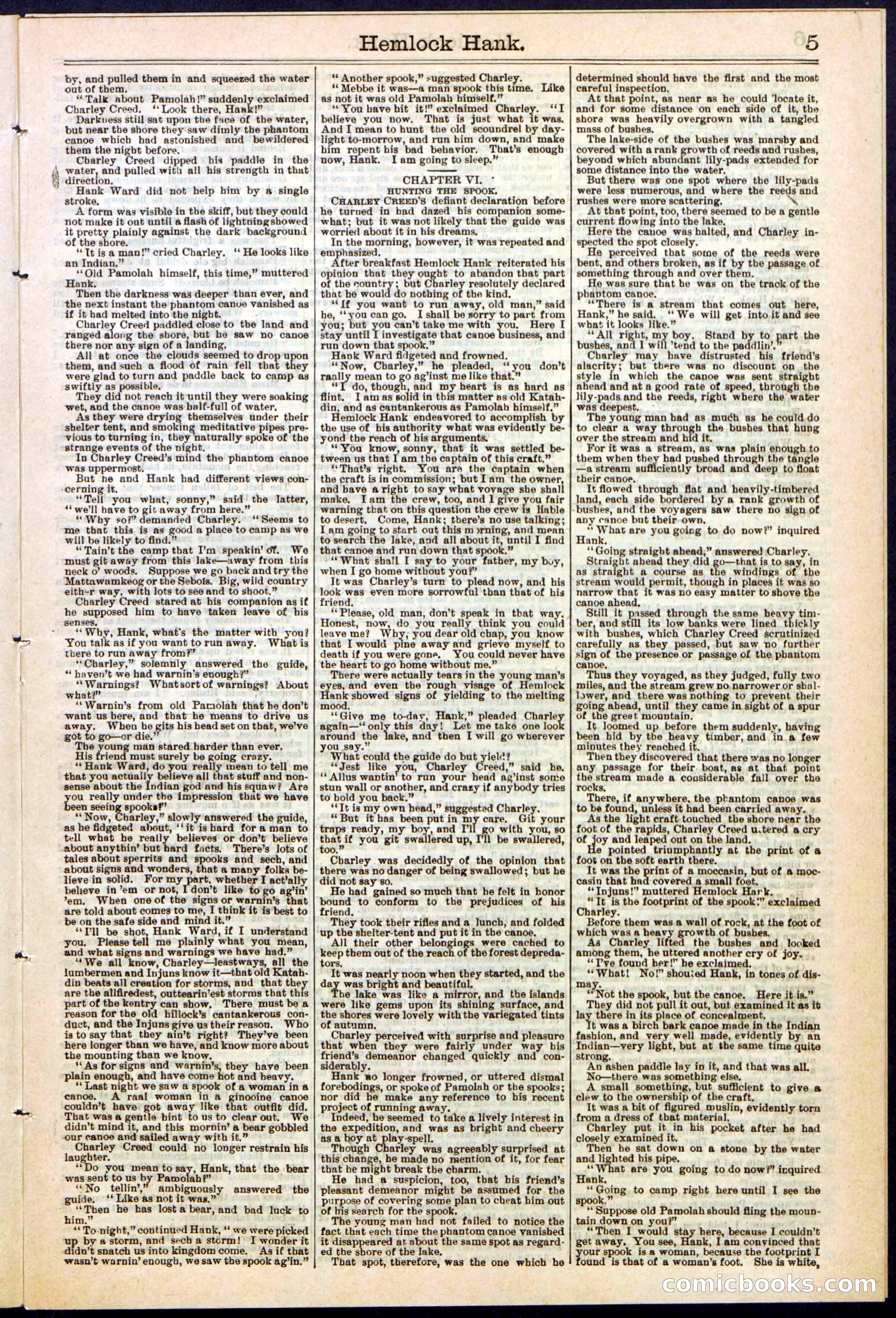 Beadle's New York Dime Library No. 308 — page 5 of 32