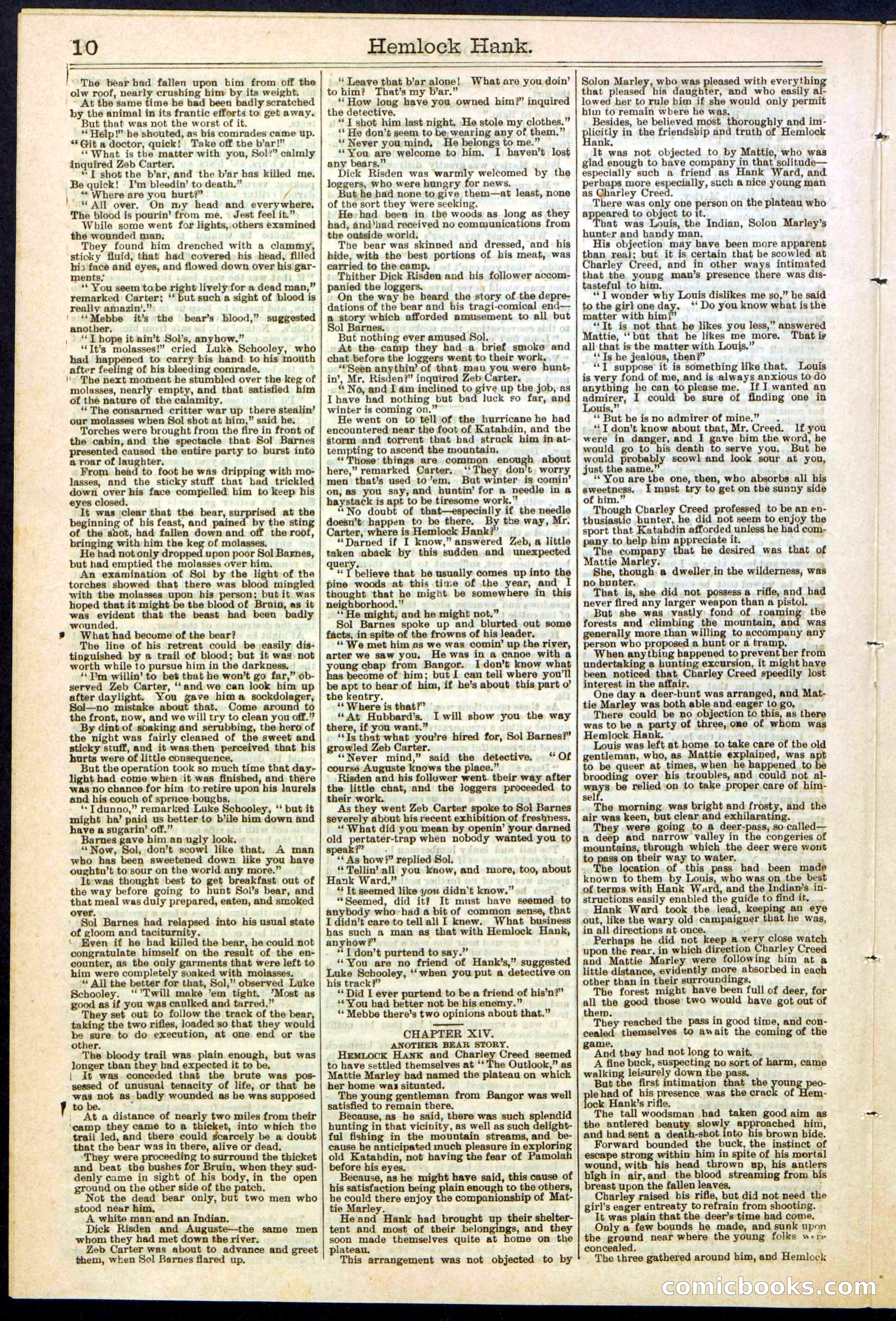 Beadle's New York Dime Library No. 308 — page 10 of 32