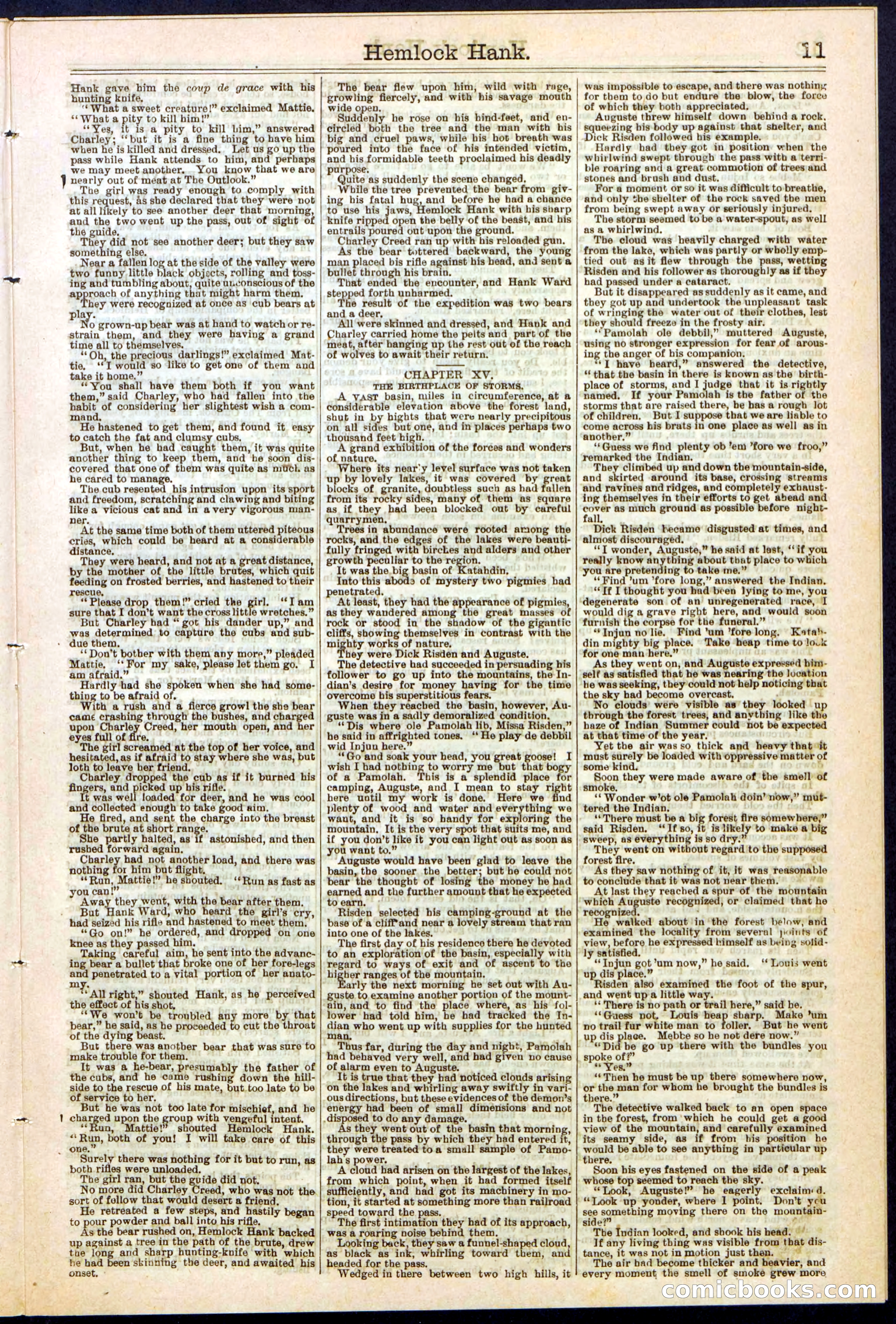 Beadle's New York Dime Library No. 308 — page 11 of 32