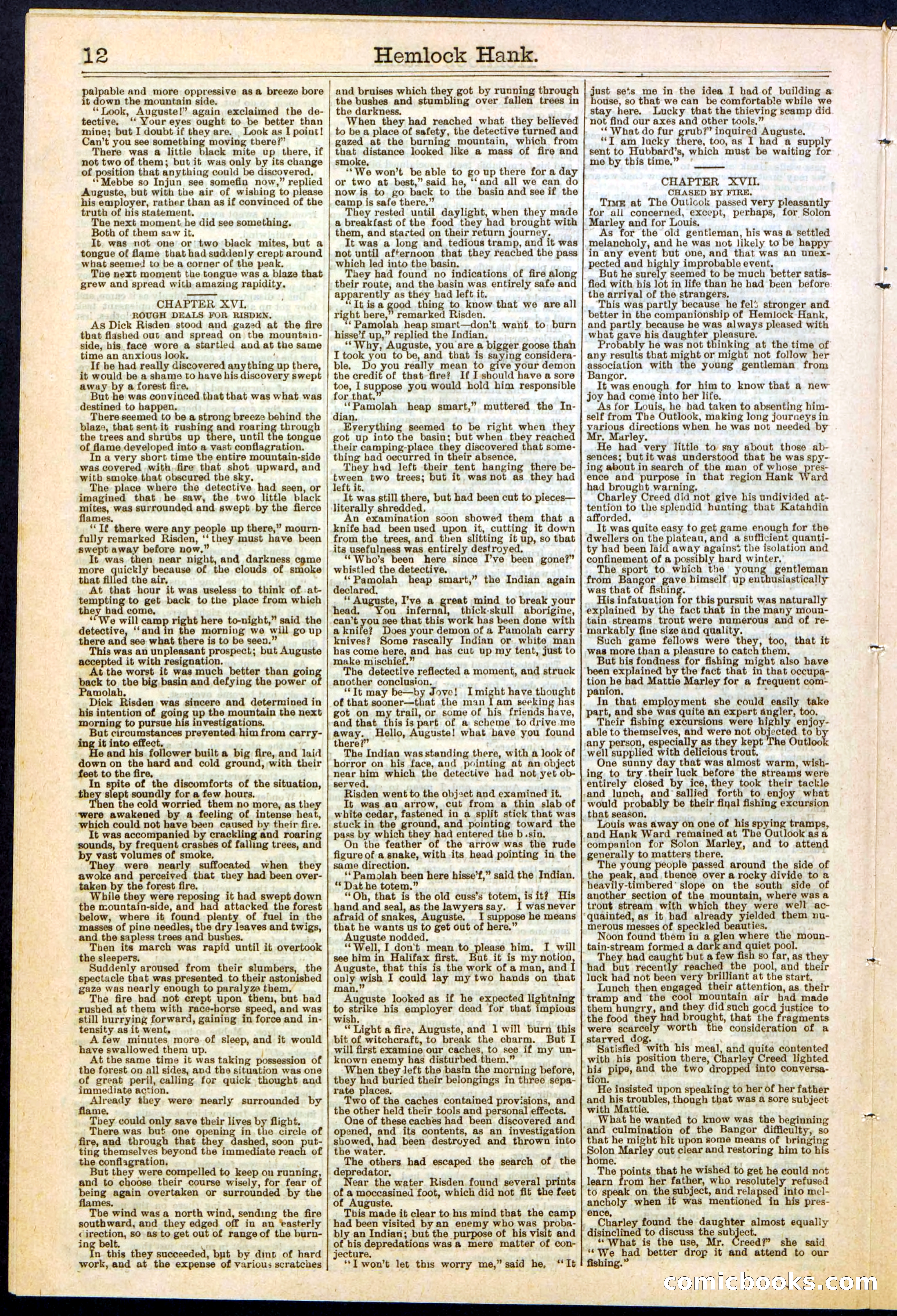 Beadle's New York Dime Library No. 308 — page 12 of 32