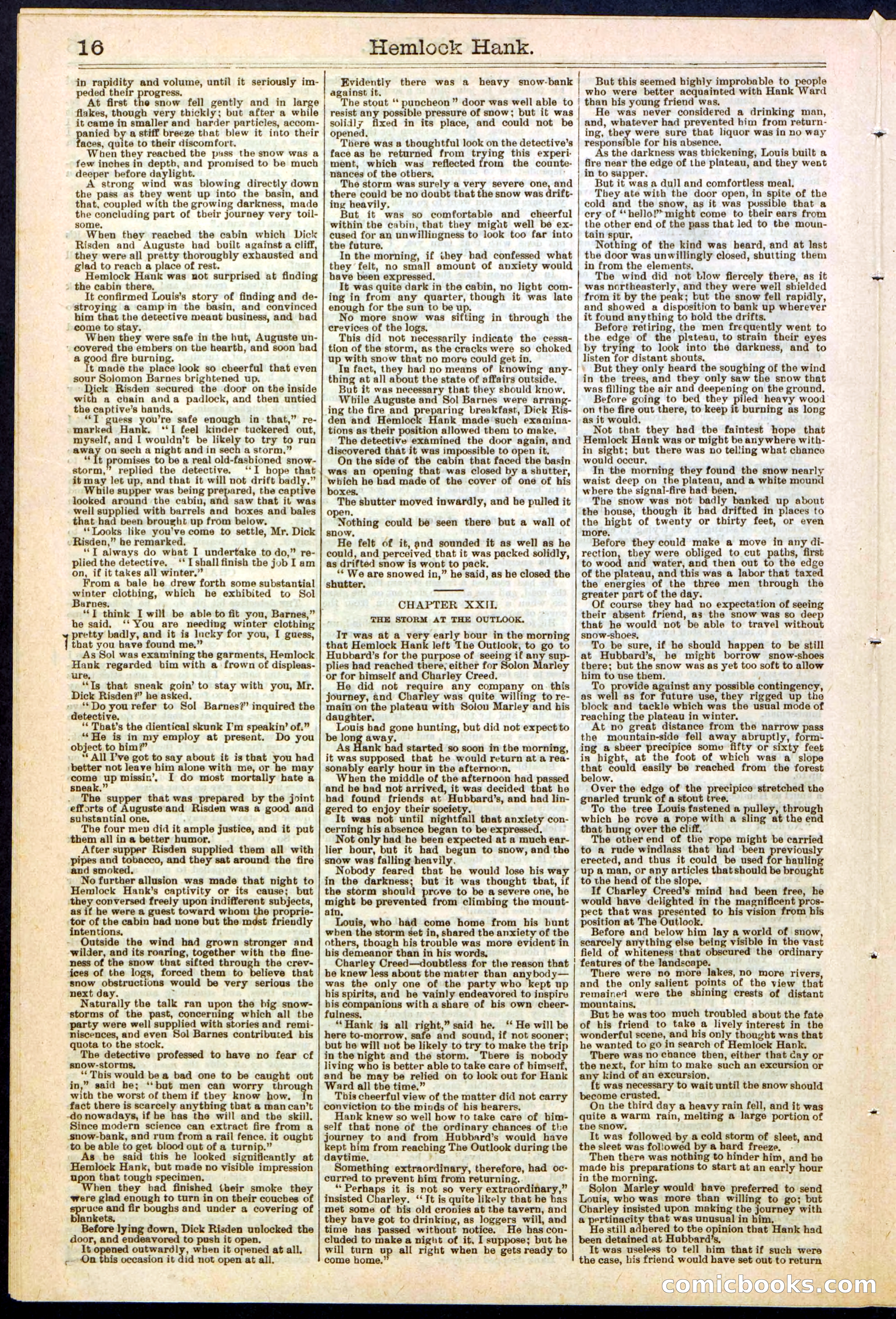 Beadle's New York Dime Library No. 308 — page 16 of 32