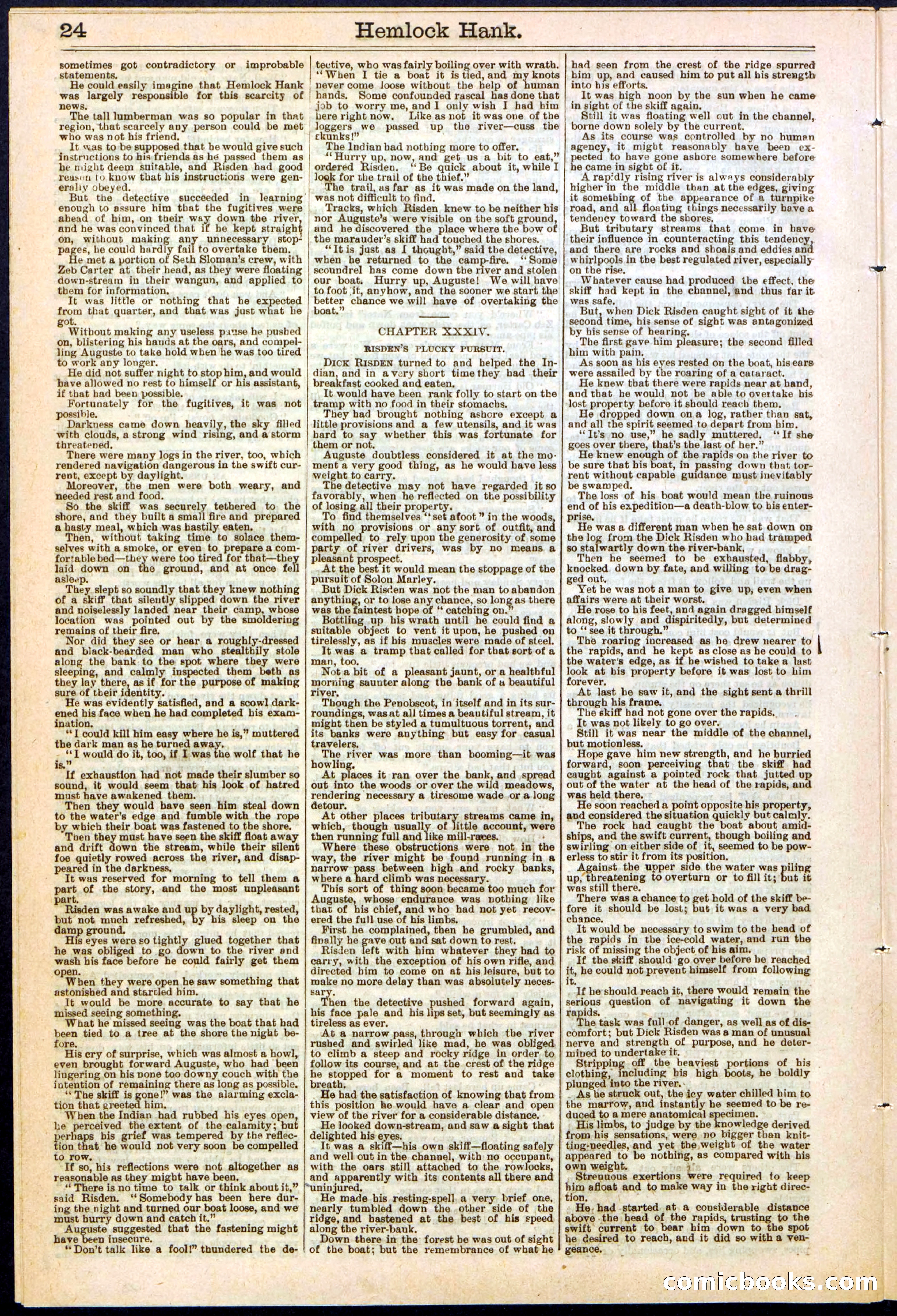 Beadle's New York Dime Library No. 308 — page 24 of 32