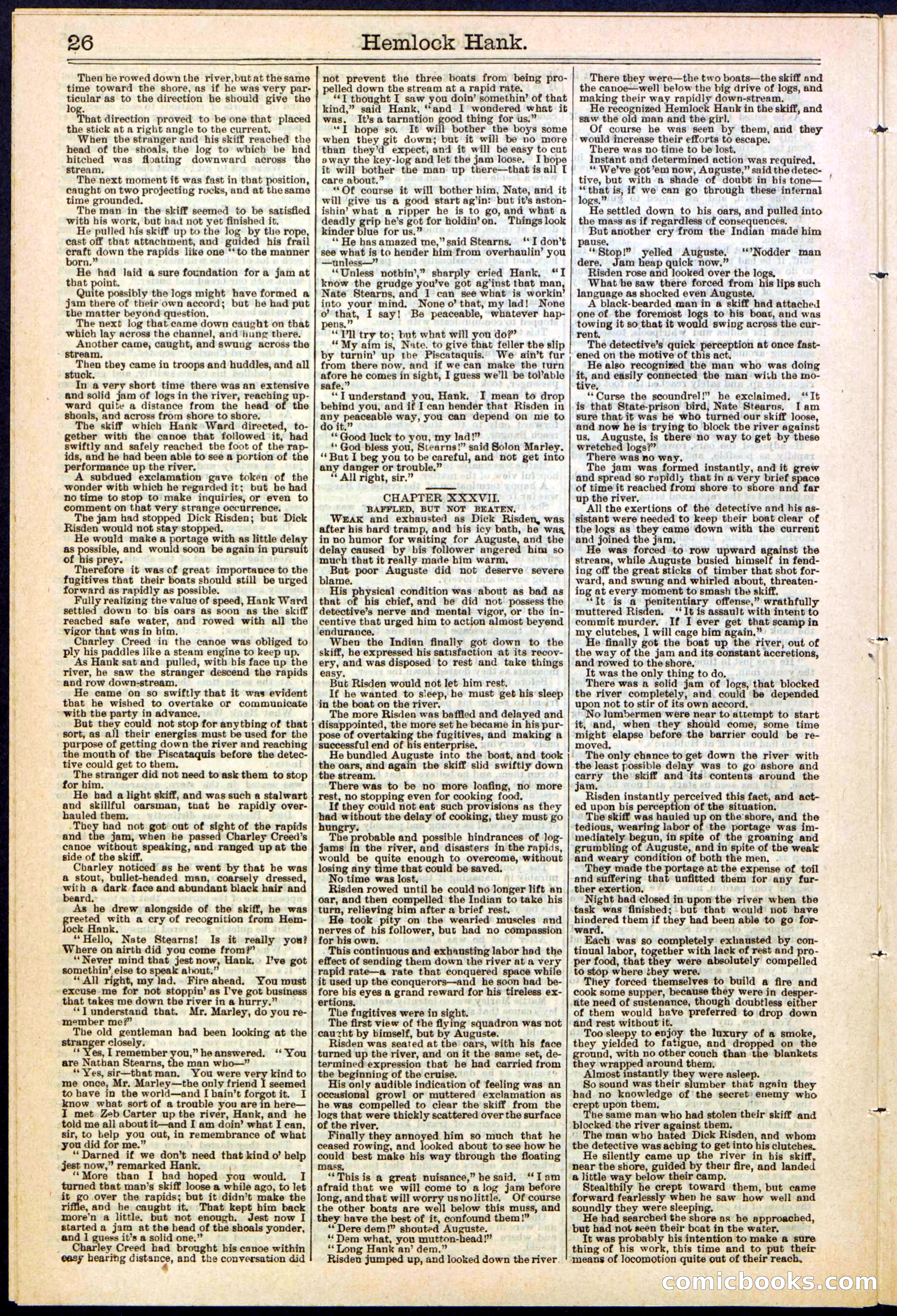 Beadle's New York Dime Library No. 308 — page 26 of 32