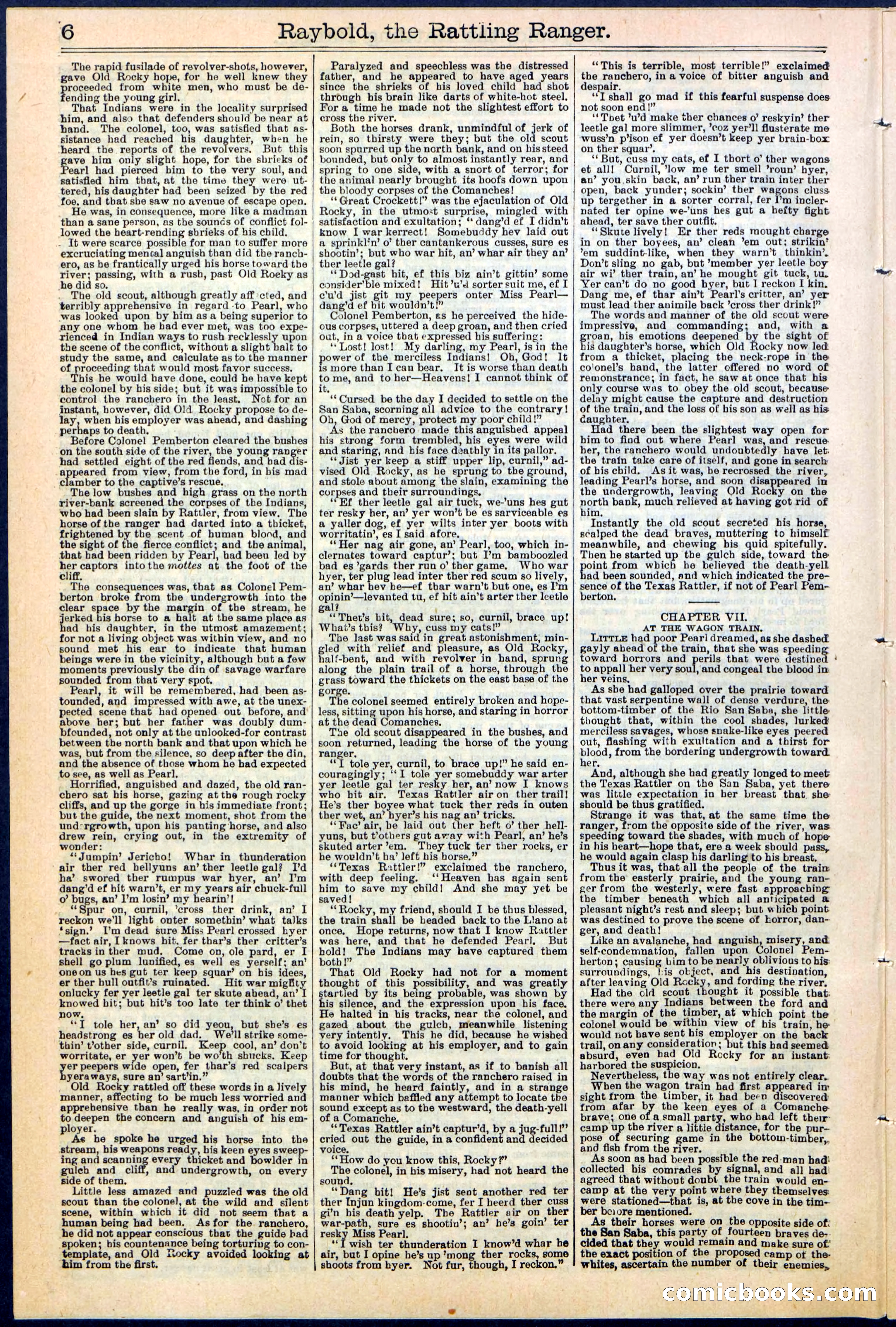Beadle's Dime Library No. 309 — page 6 of 32