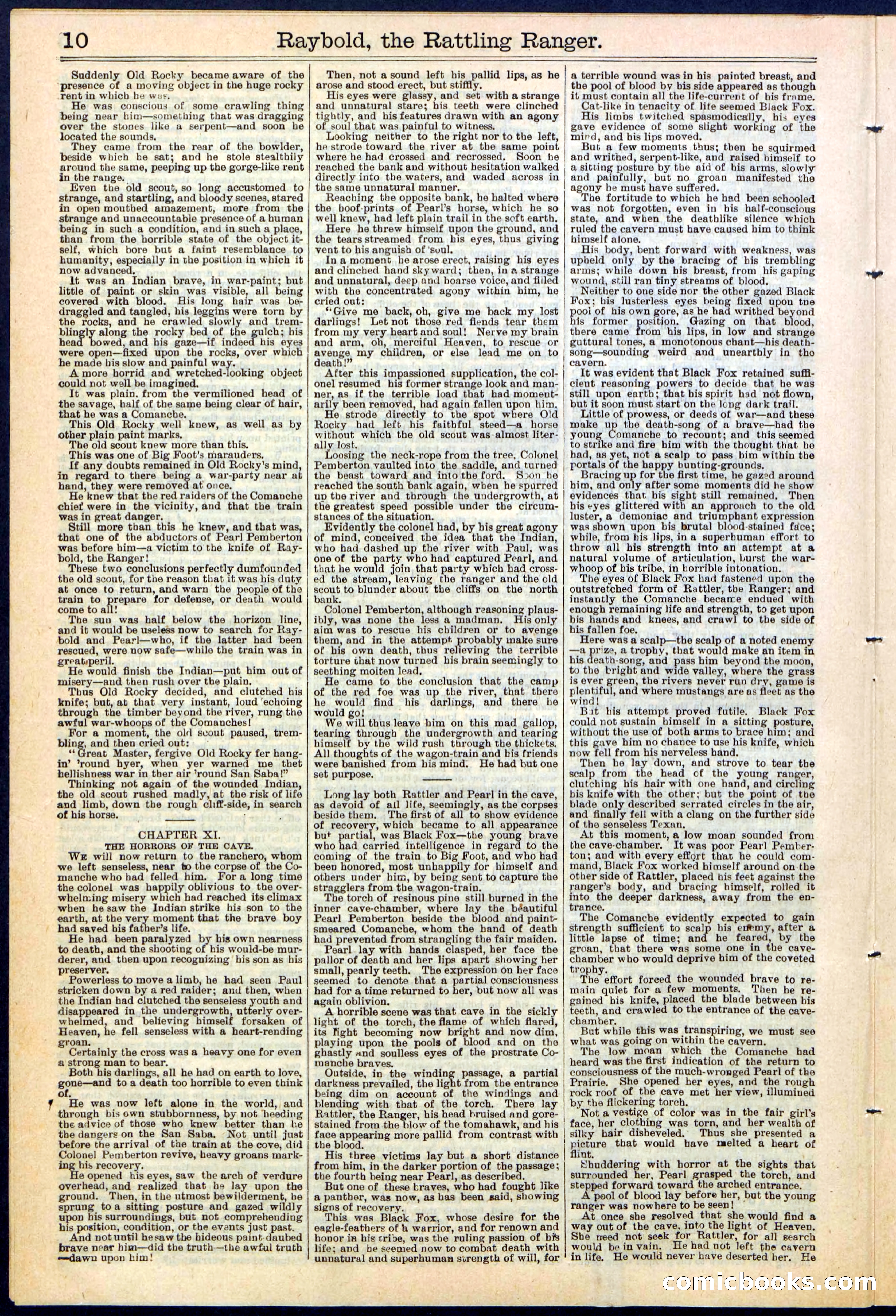 Beadle's Dime Library No. 309 — page 10 of 32