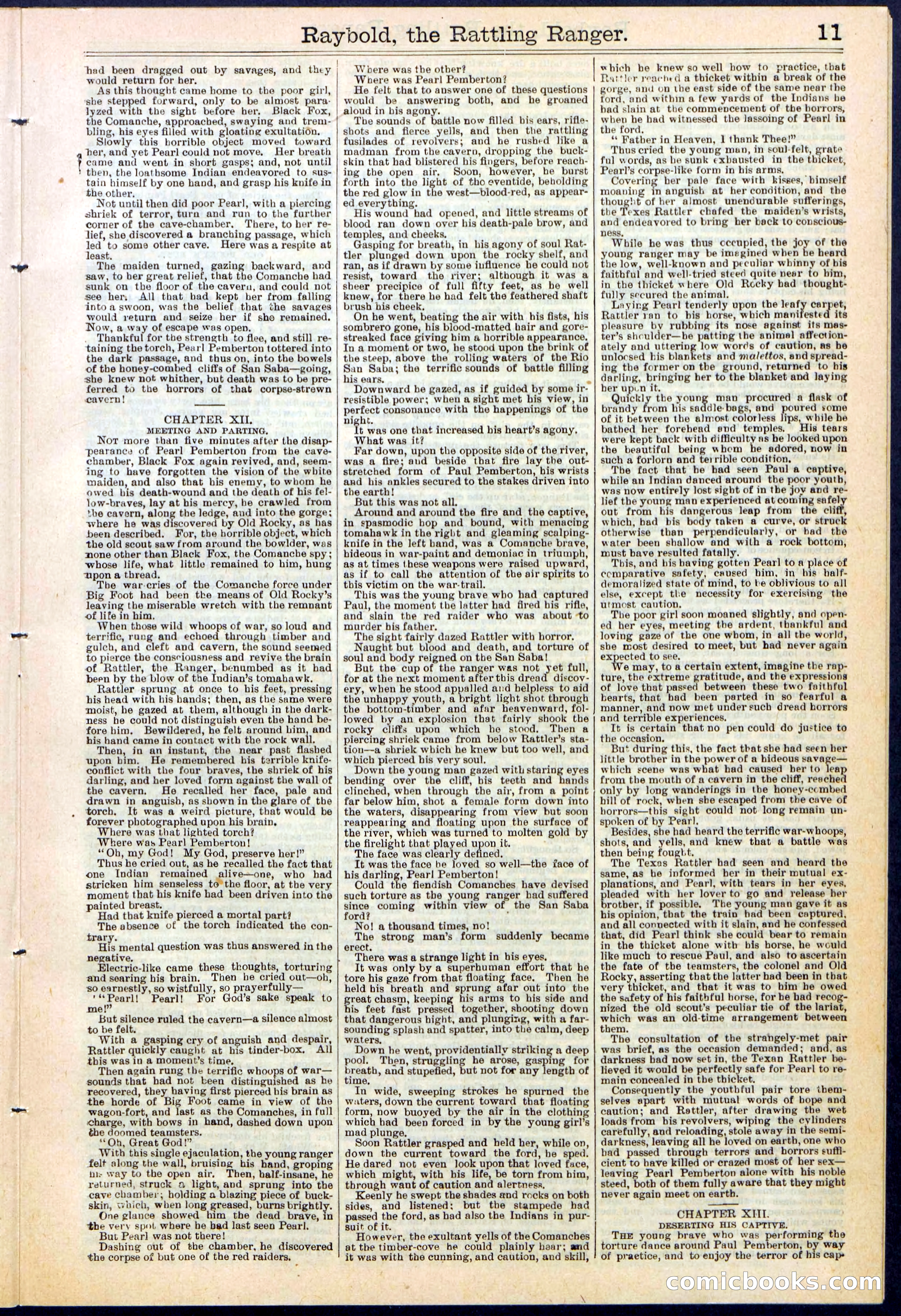 Beadle's Dime Library No. 309 — page 11 of 32