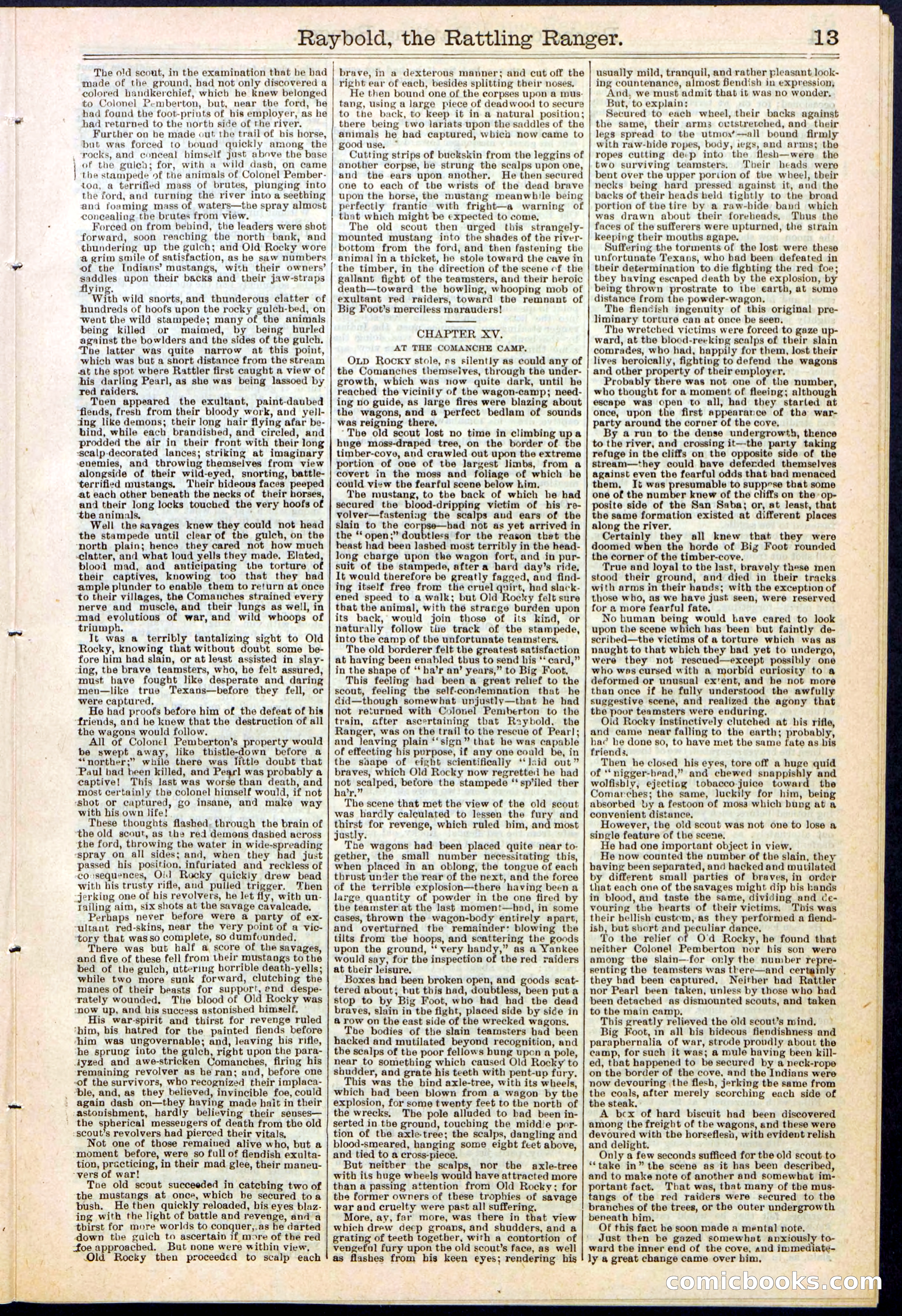 Beadle's Dime Library No. 309 — page 13 of 32