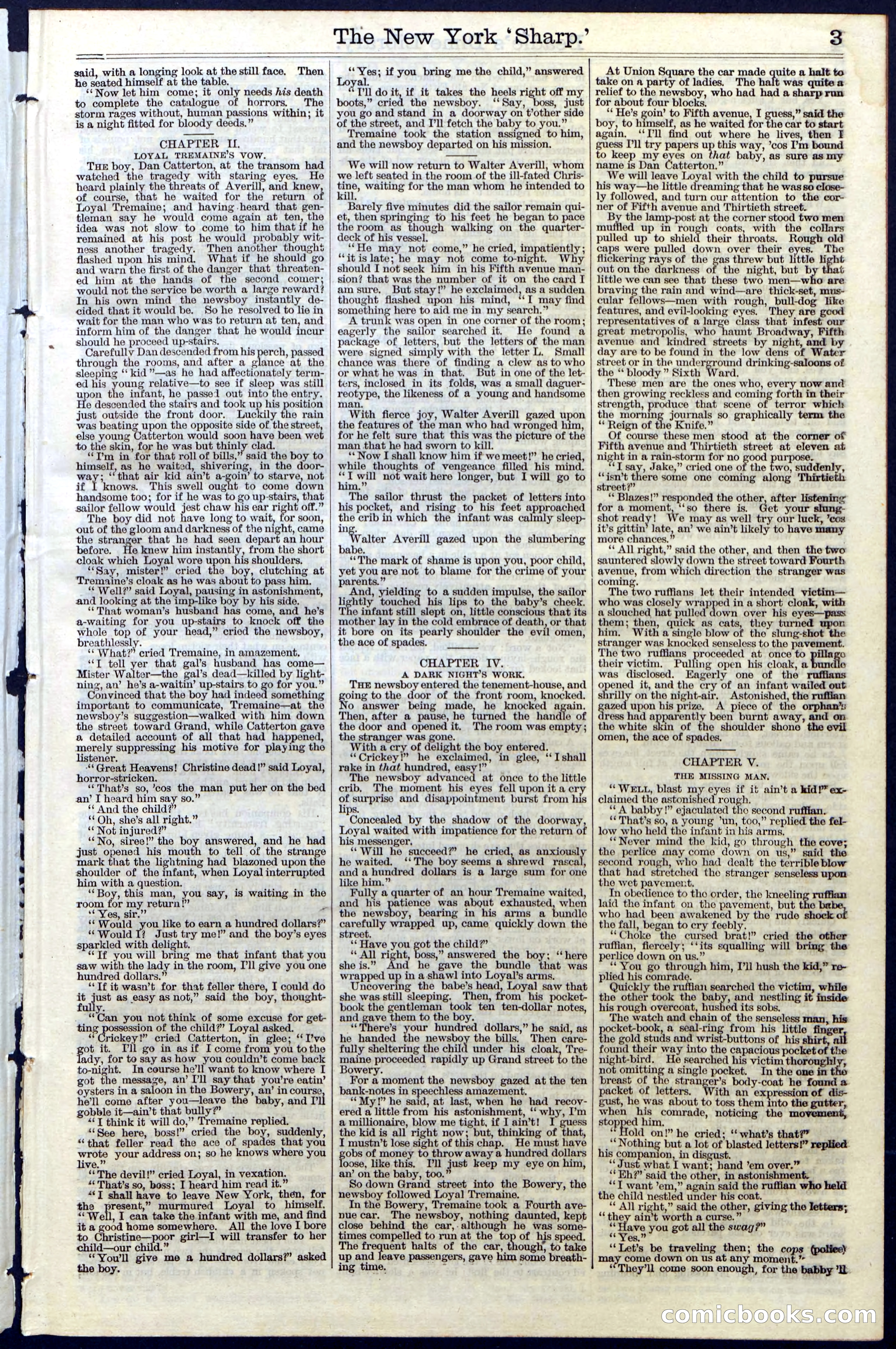 Beadle's Dime Library, Vol. III, No. 31 — page 3 of 32
