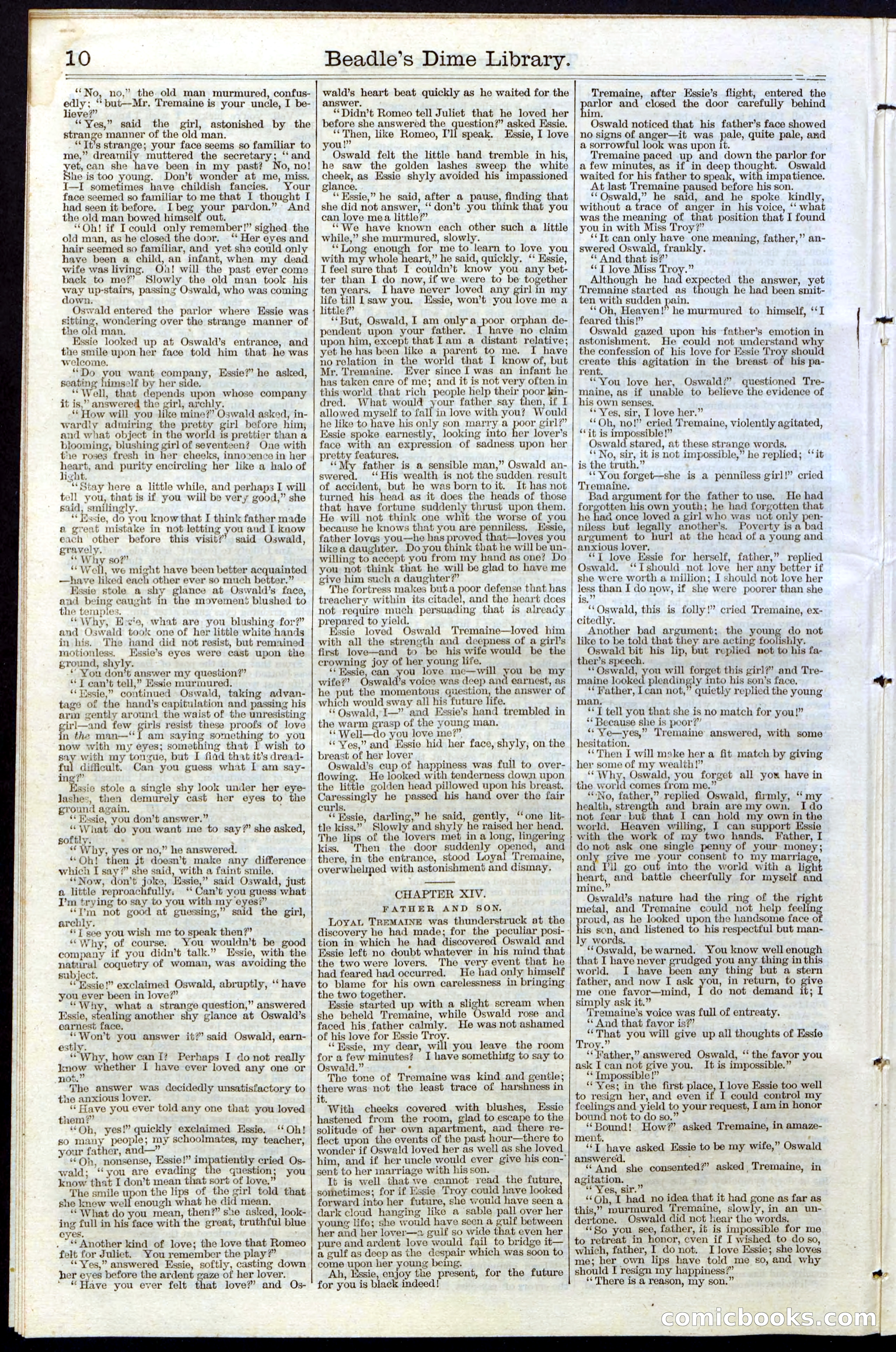 Beadle's Dime Library, Vol. III, No. 31 — page 10 of 32