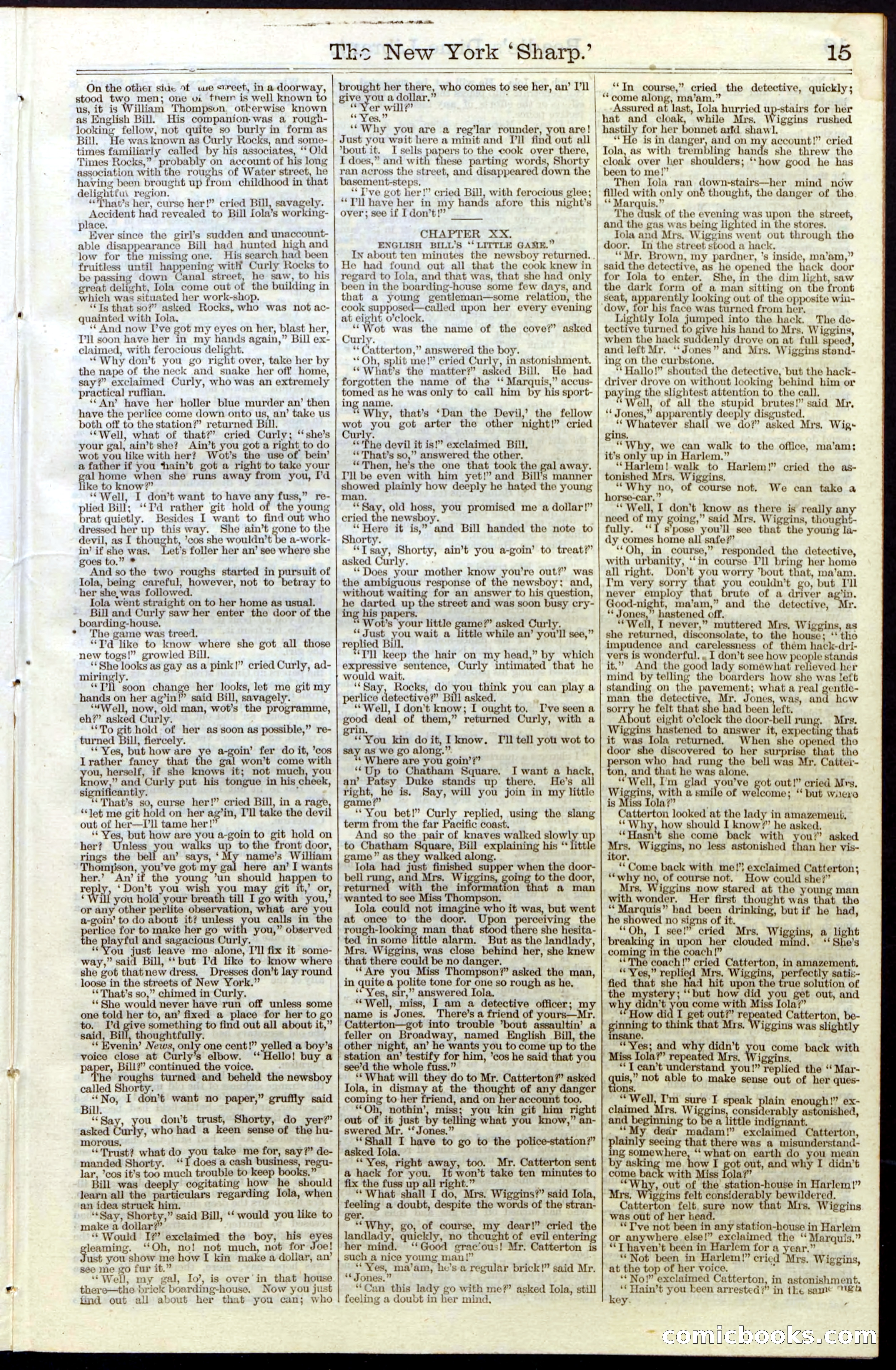 Beadle's Dime Library, Vol. III, No. 31 — page 15 of 32
