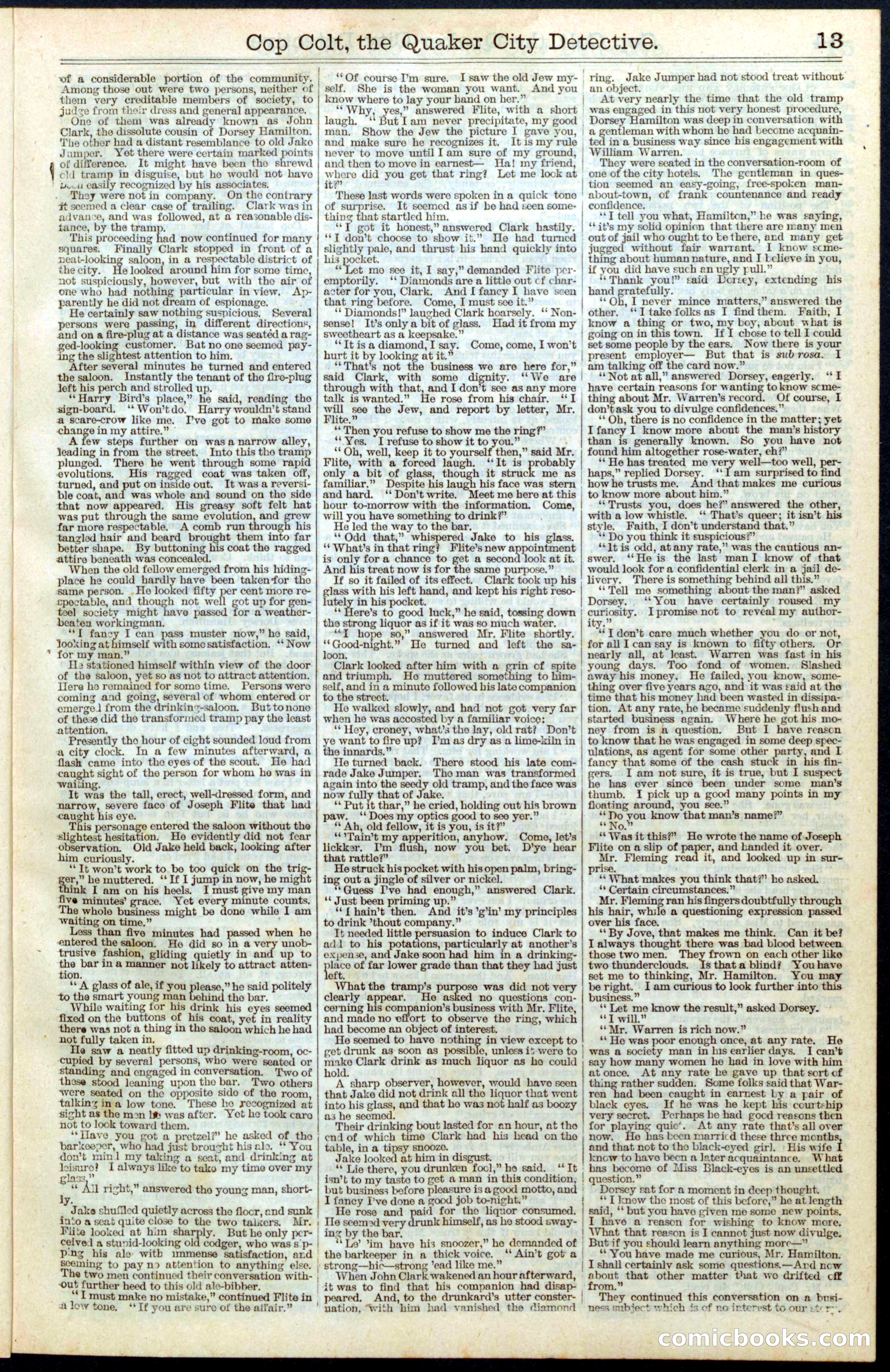 Beadle's New York Dime Library No. 330 — page 13 of 32