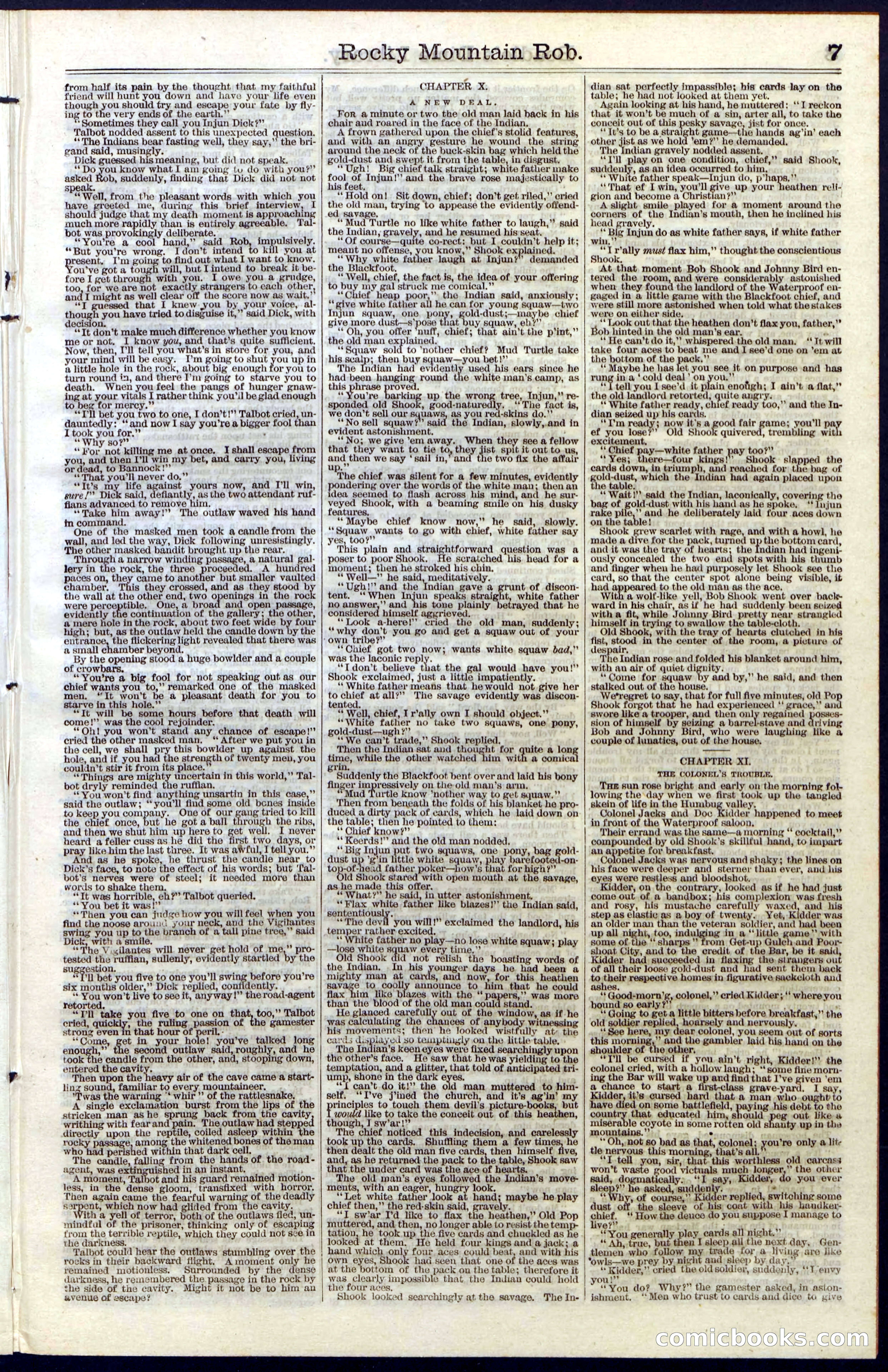 Beadle's New York Dime Library, Vol. III, No. 34 — page 7 of 24