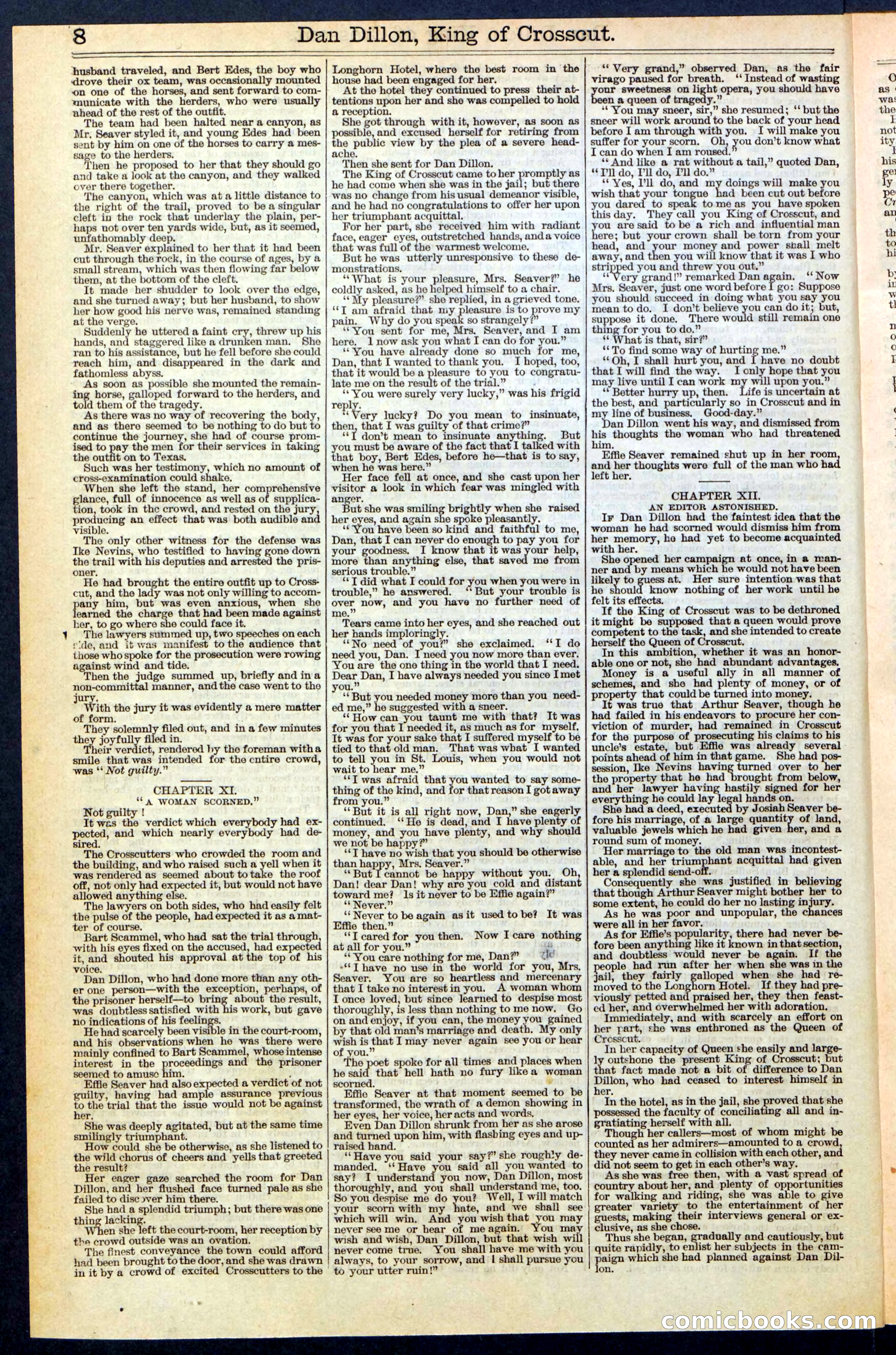 Beadle's Dime Library, No. 348 — page 8 of 32