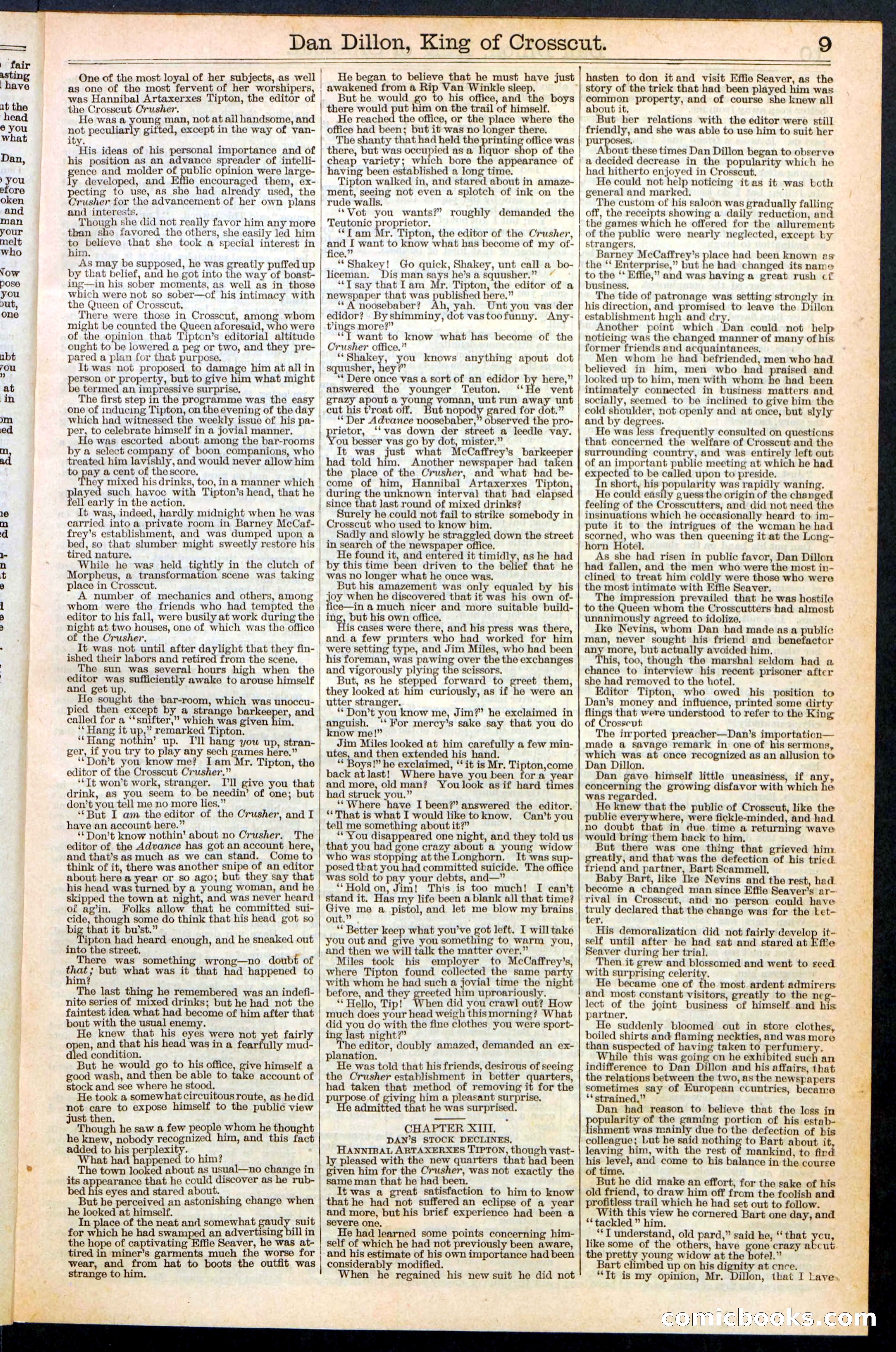 Beadle's Dime Library, No. 348 — page 9 of 32