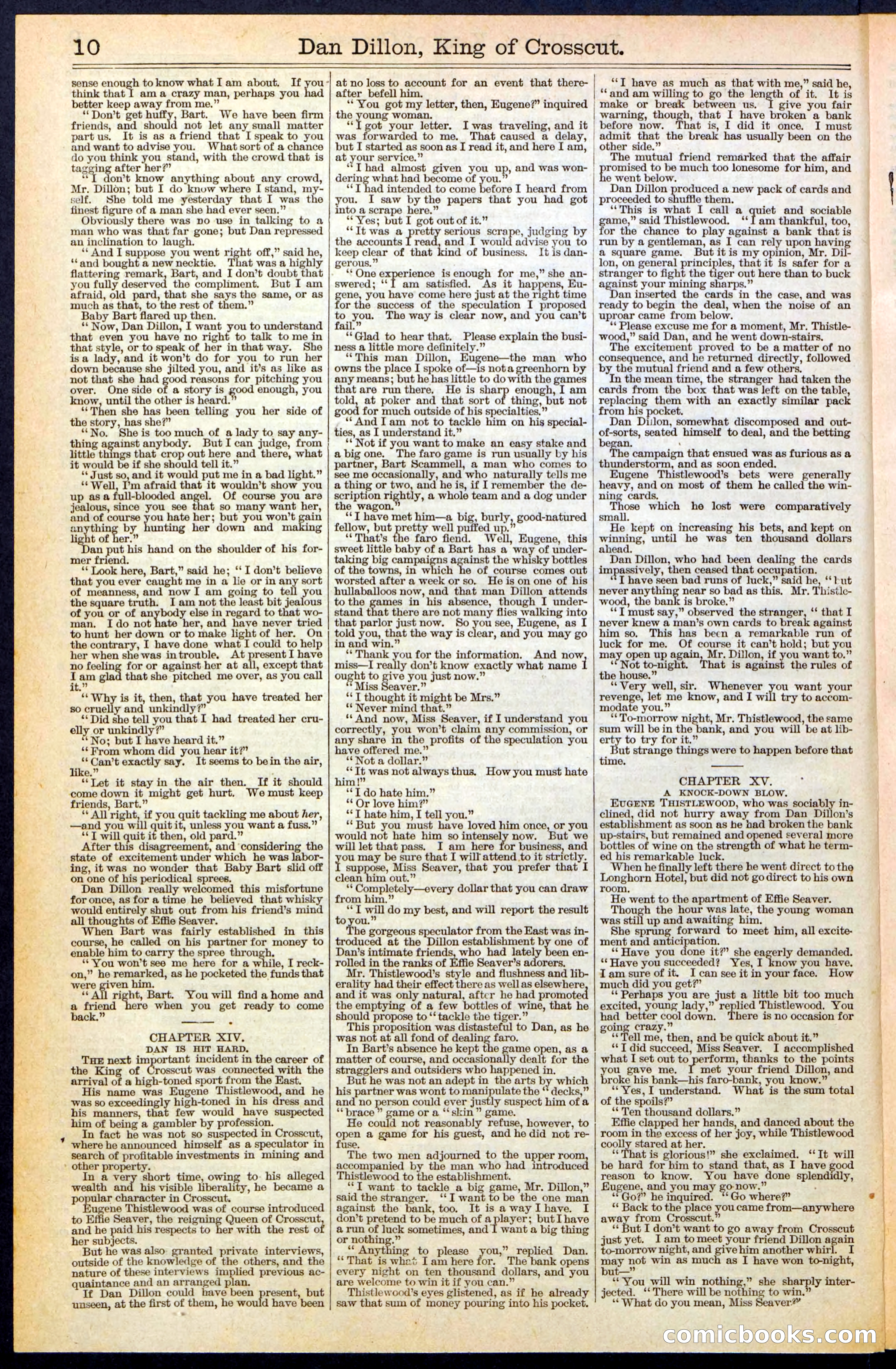 Beadle's Dime Library, No. 348 — page 10 of 32