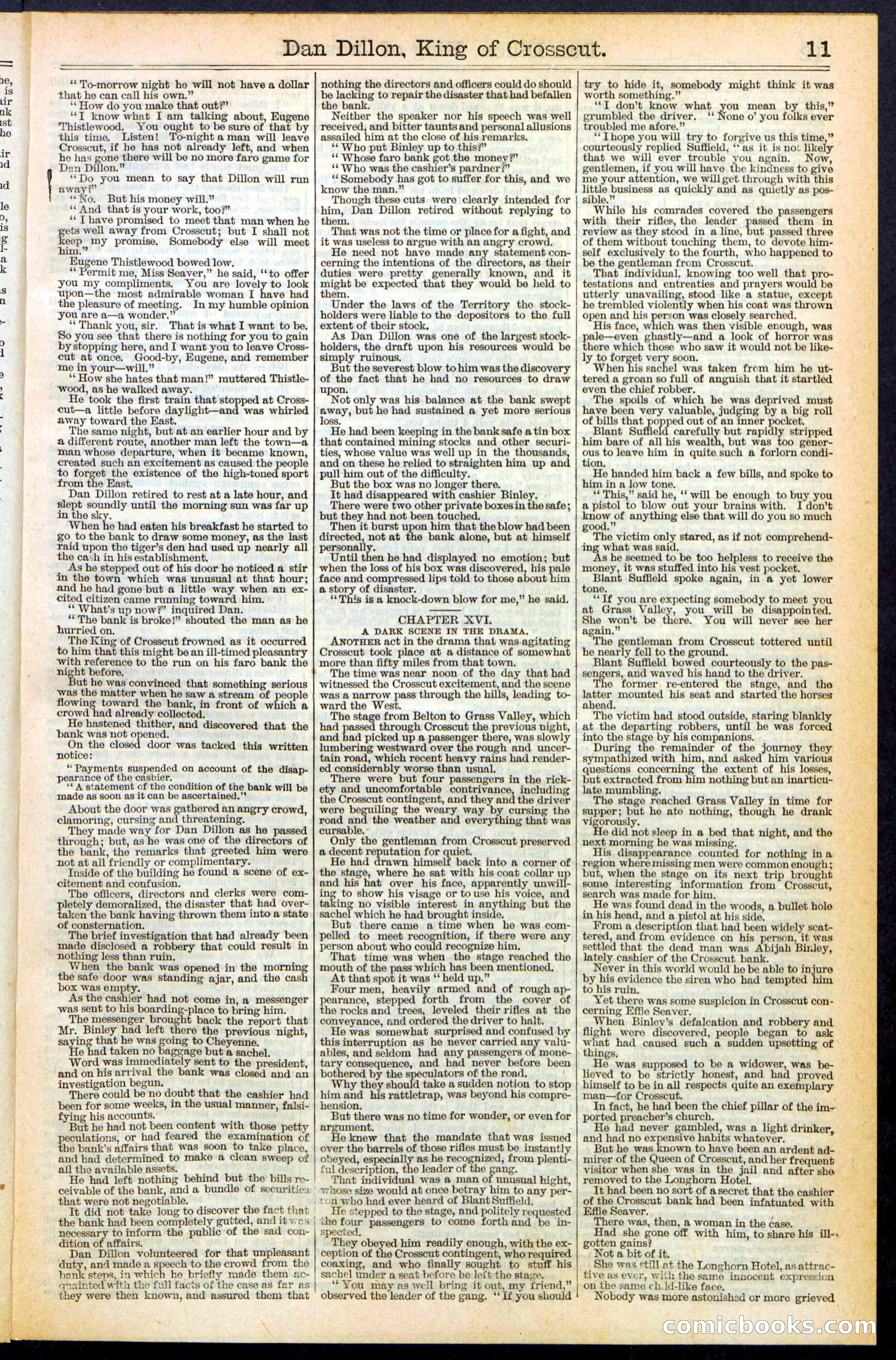 Beadle's Dime Library, No. 348 — page 11 of 32