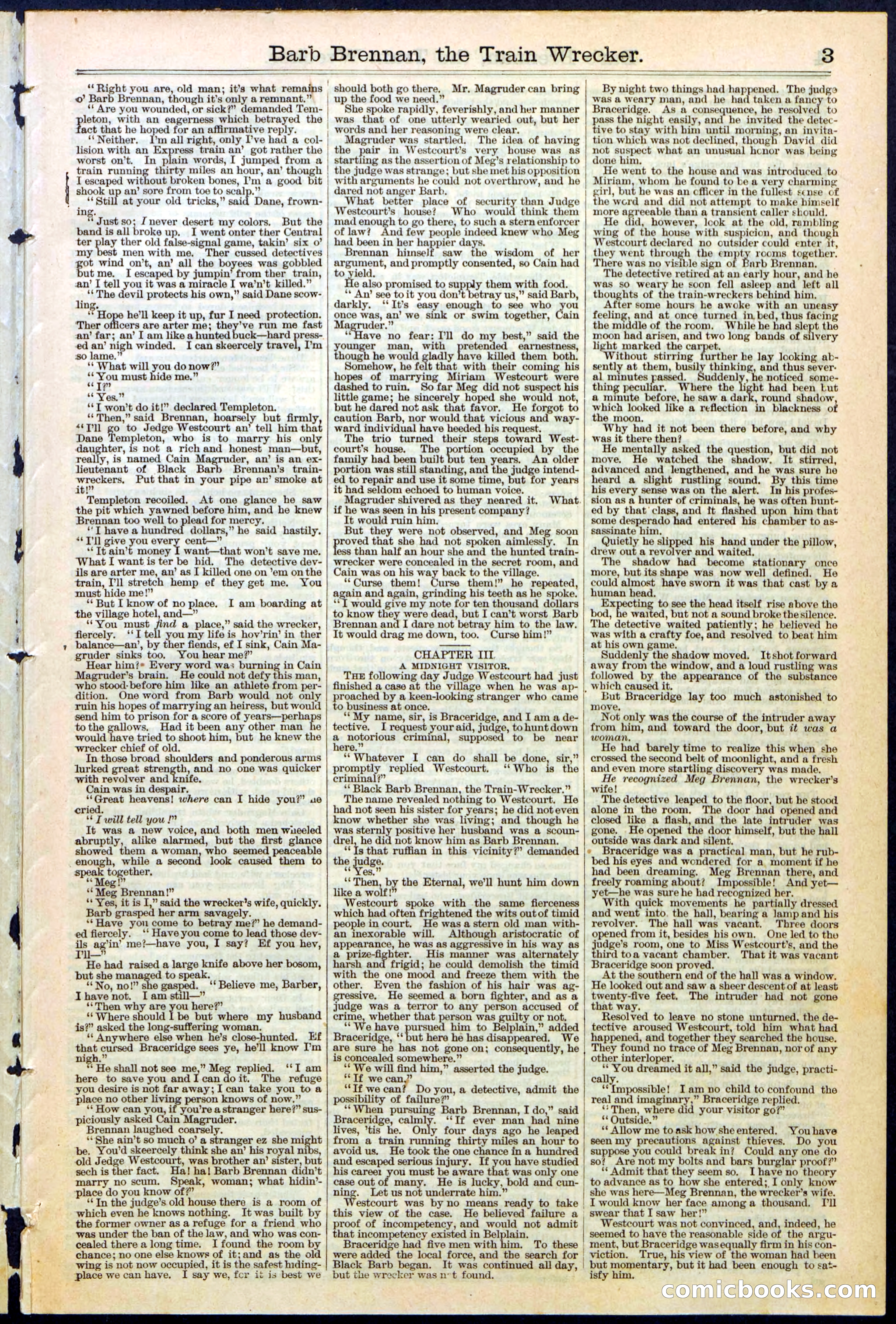Beadle's New York Dime Library No. 353 — page 3 of 32