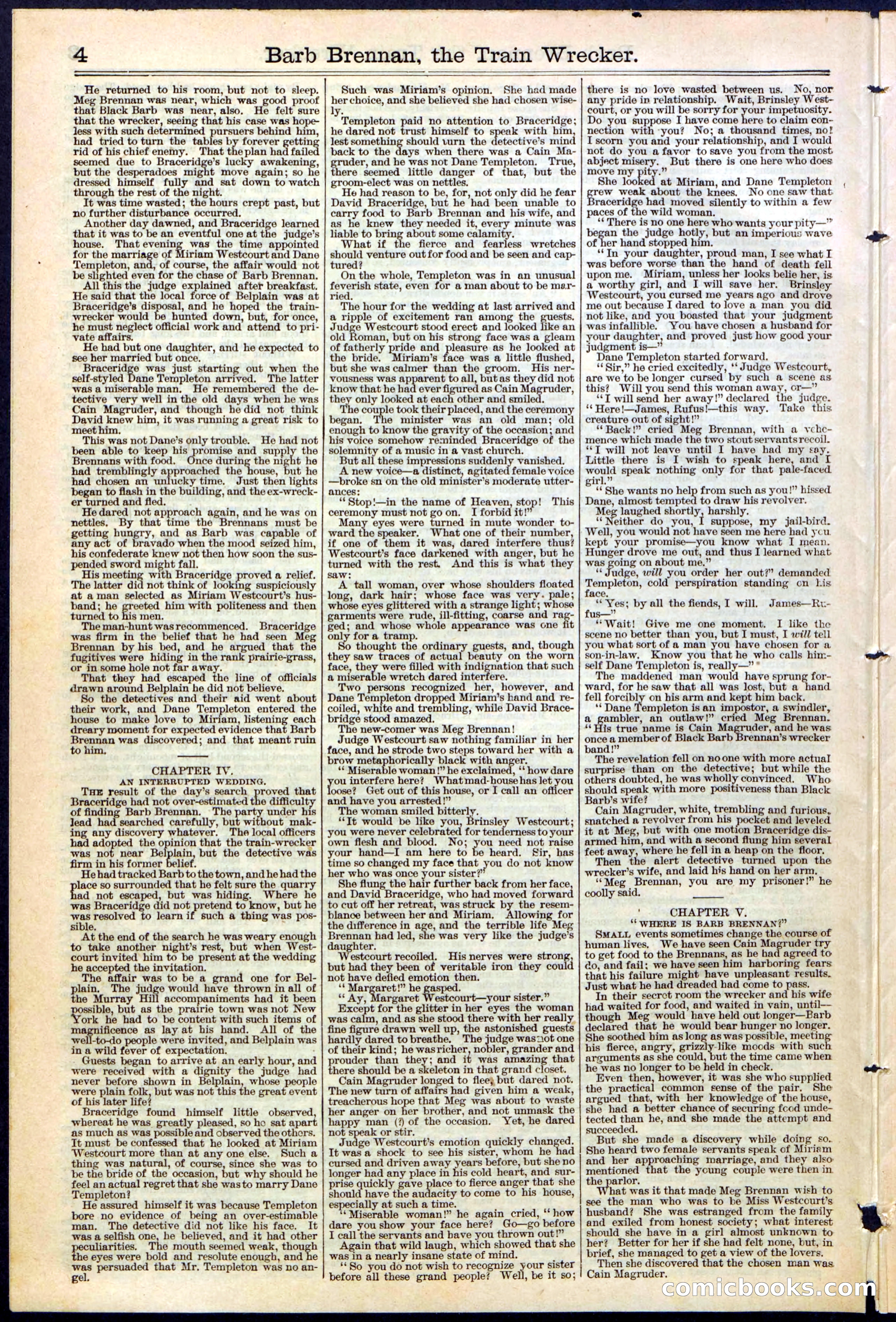 Beadle's New York Dime Library No. 353 — page 4 of 32