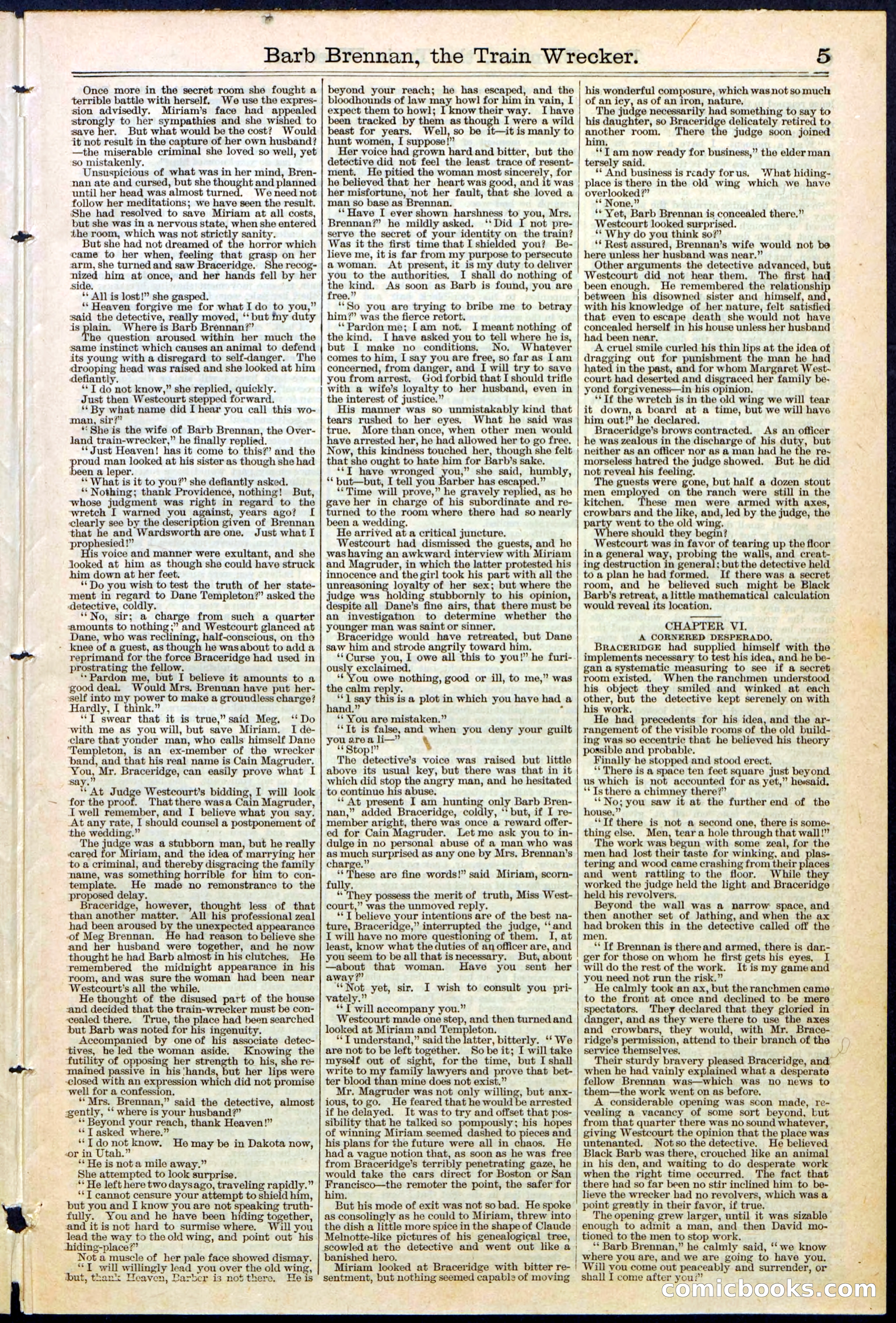 Beadle's New York Dime Library No. 353 — page 5 of 32