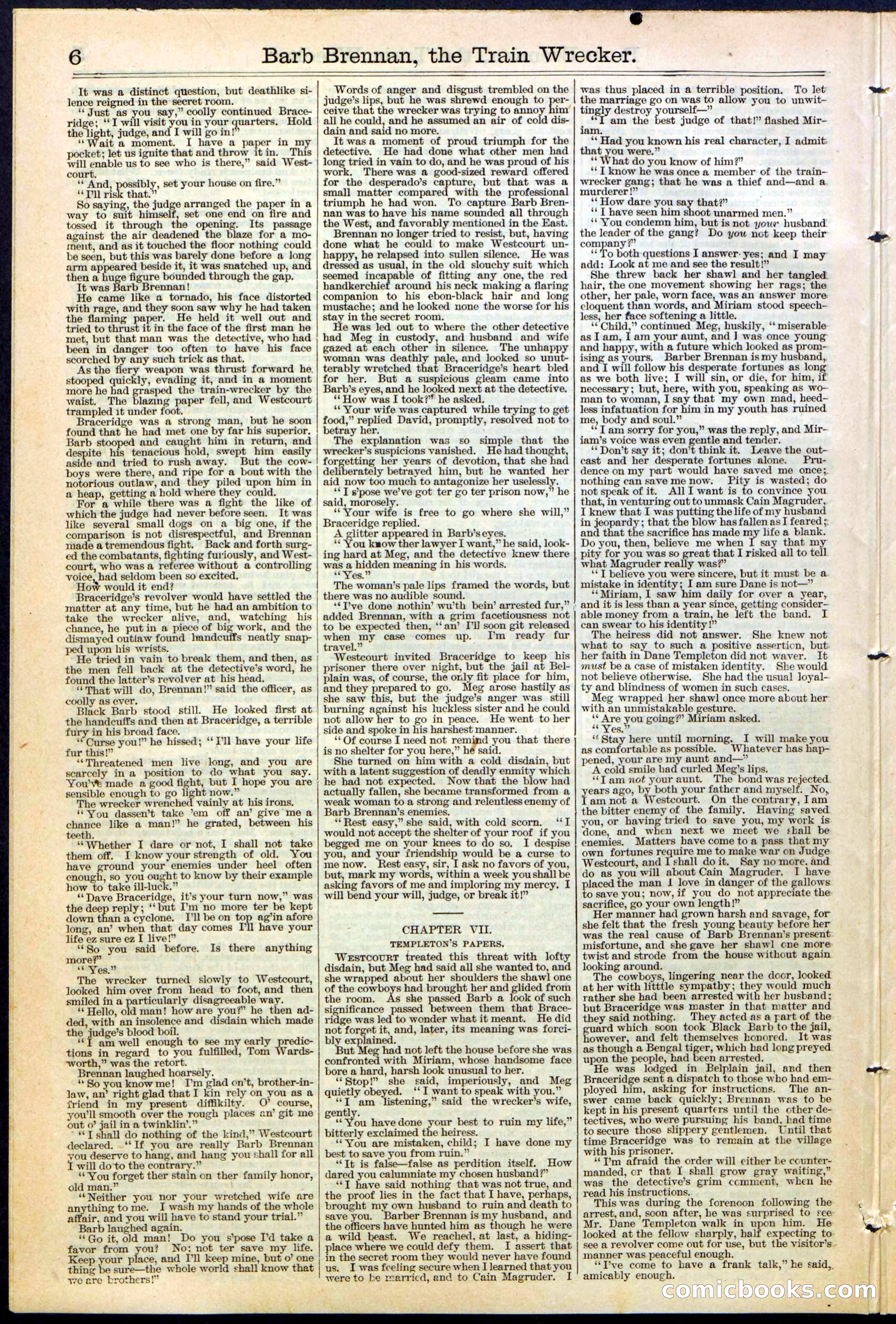 Beadle's New York Dime Library No. 353 — page 6 of 32