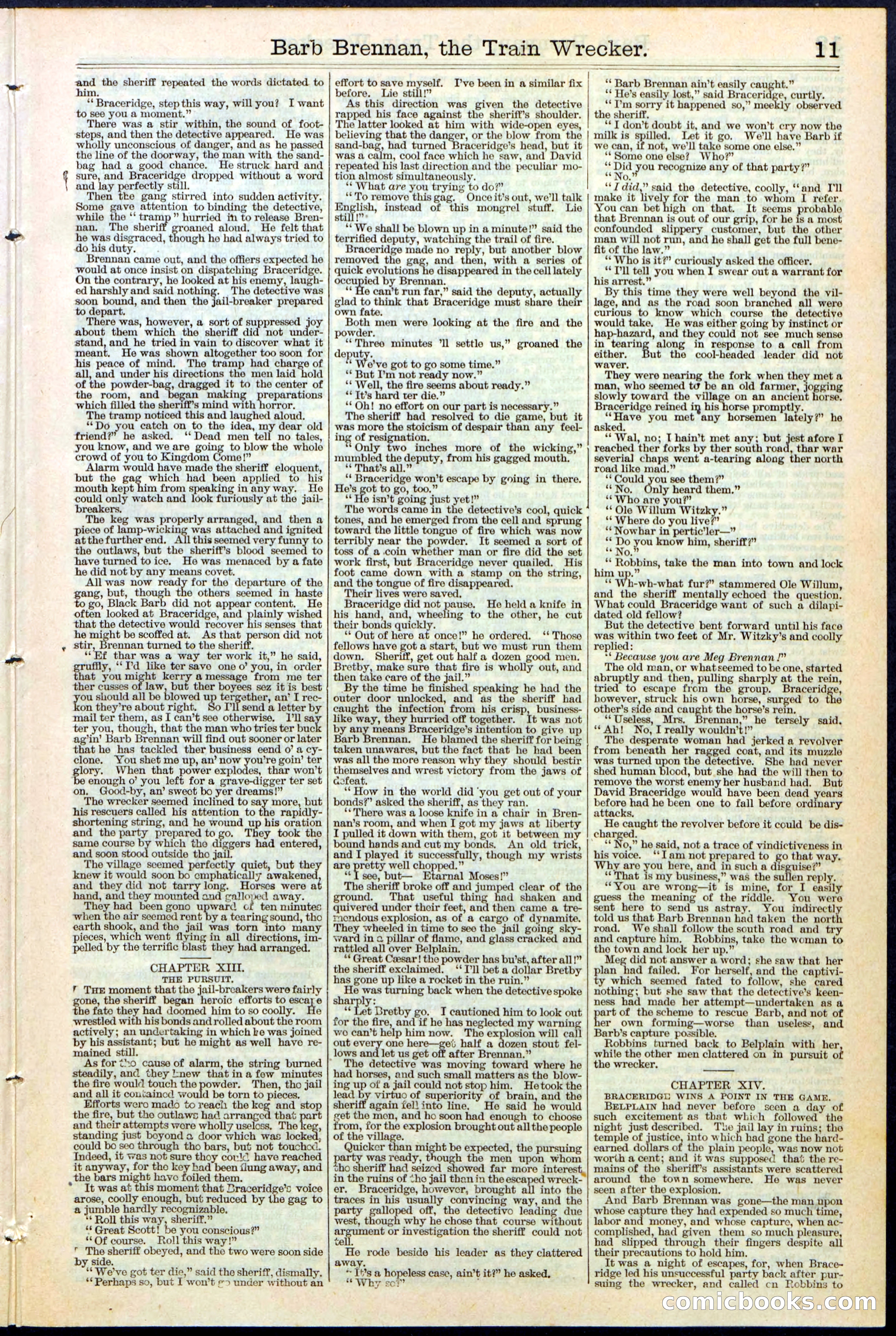Beadle's New York Dime Library No. 353 — page 11 of 32